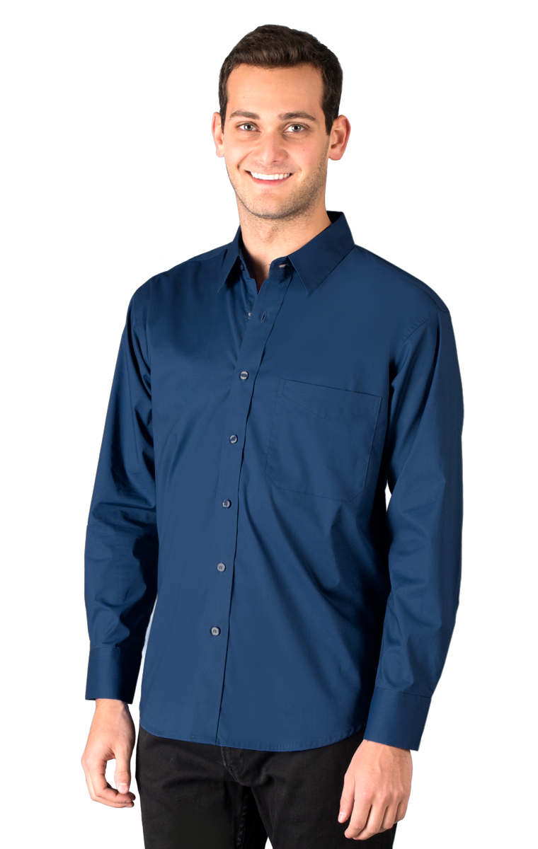 Men's L/S Superblend Untucked Shirt 18