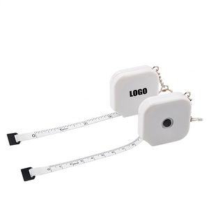 Stylish Square Shaped Tape Ruler Keychain 6