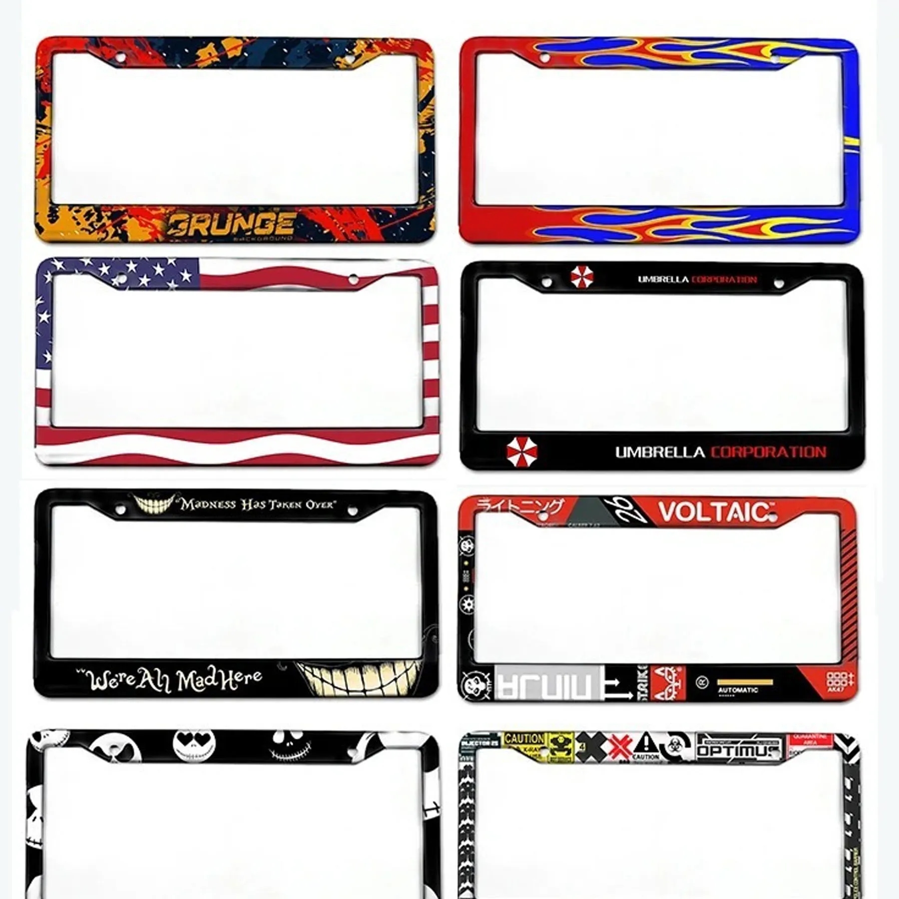 American Flag License Plate Frame 4