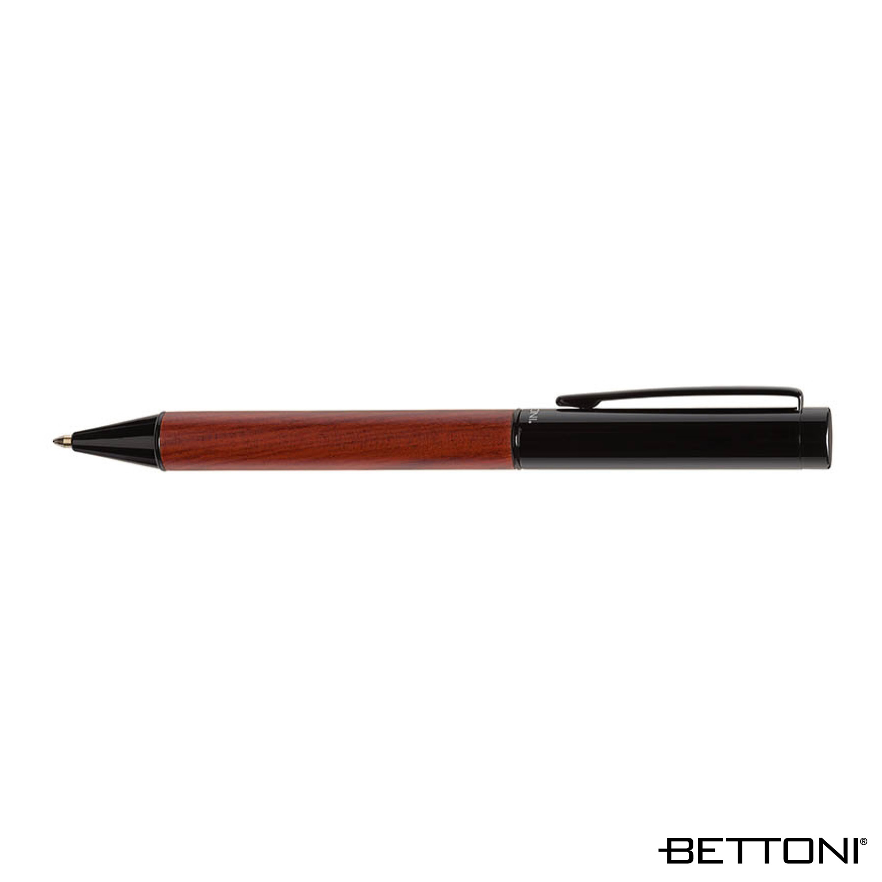 Bettoni®  Alicante Ballpoint Pen w/ Wood Barrel 12