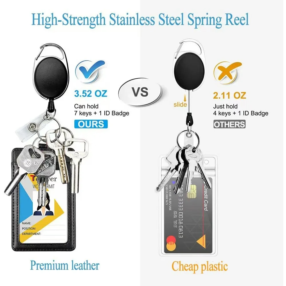 Double-Sided Multi-Position ID Card Holder 10