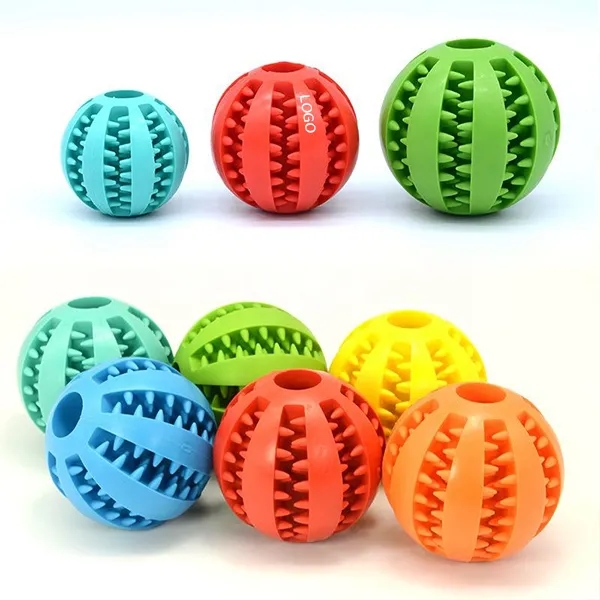 Interactive Dog Treat Dispensing Ball Toy 1