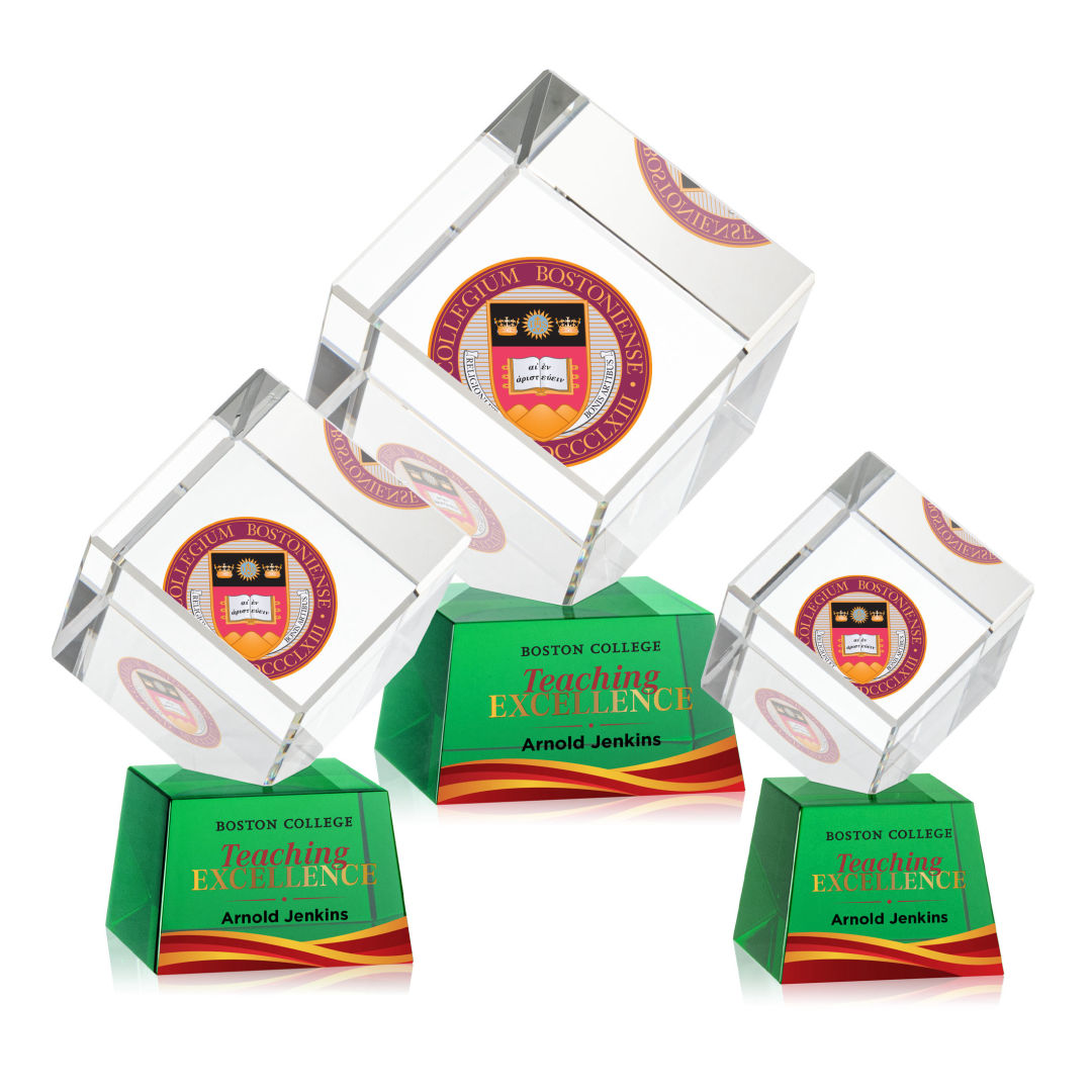 Burrill VividPrint™ Award on Robson Base - Green