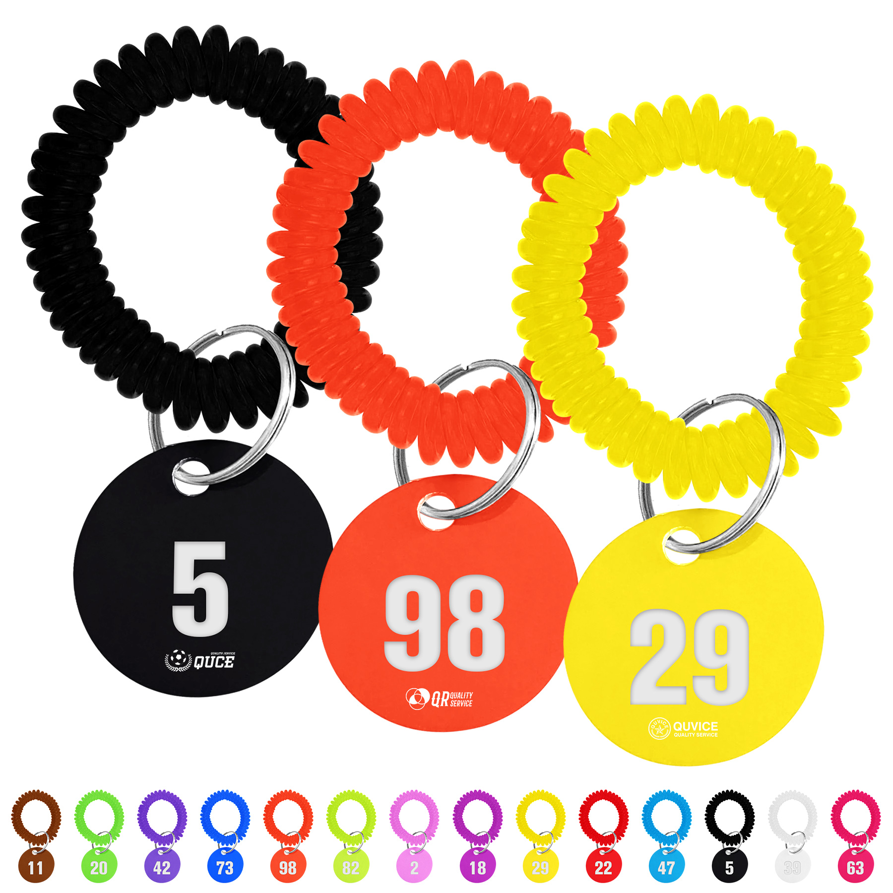Customized EVA Candy Colored Storage Keychain 3