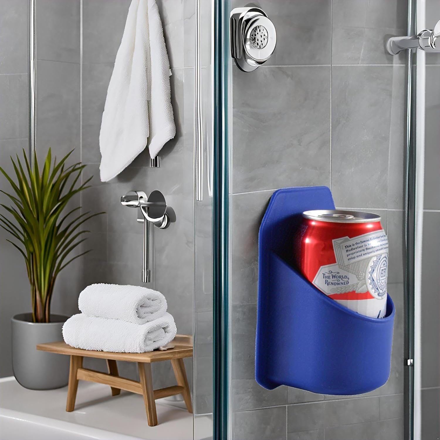 Silicone Shower Beverage, beer Holder 10