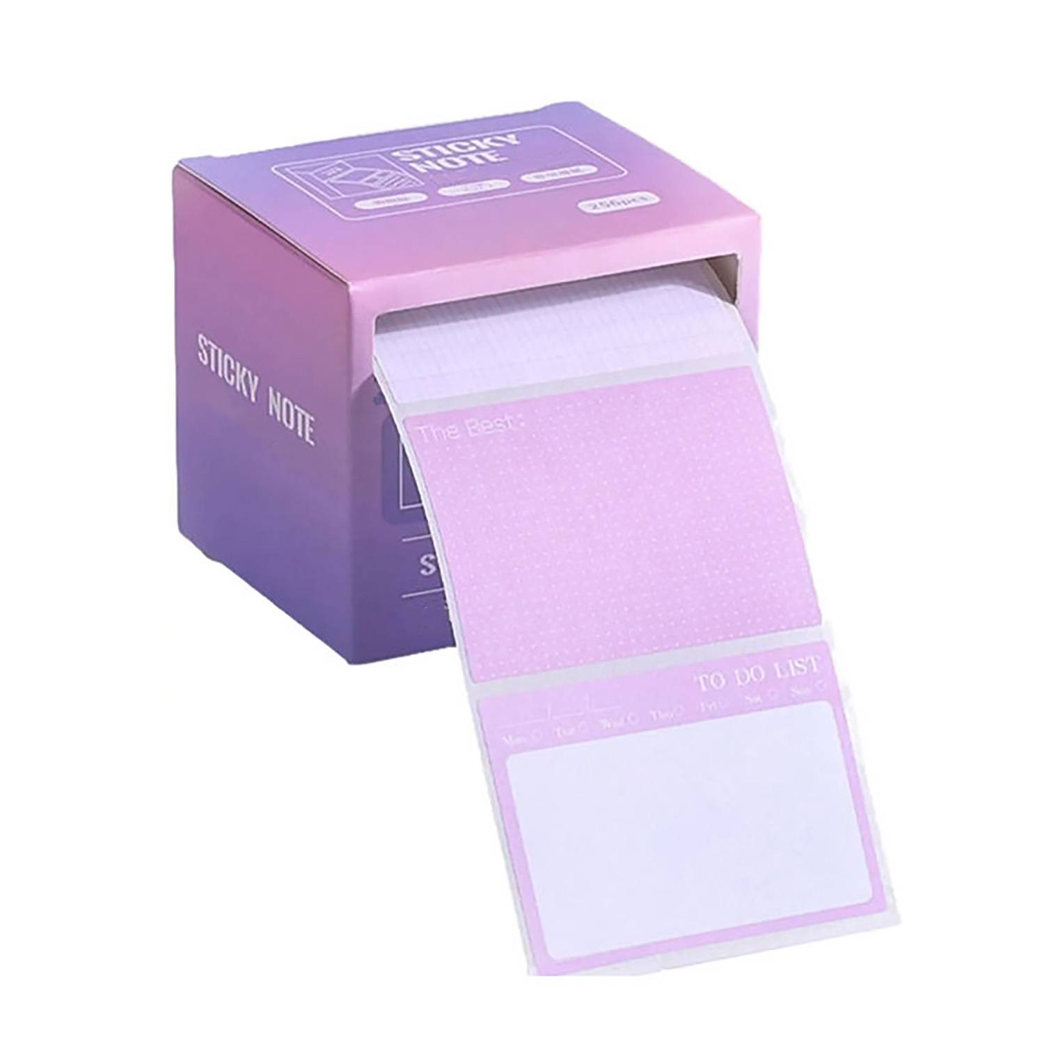 Boxed Pull Out Sticky Notes 5