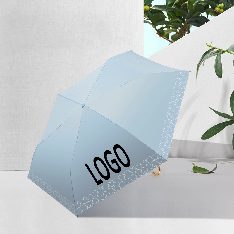 Custom Travel Folding Umbrella for Rain & Sun Protection 14