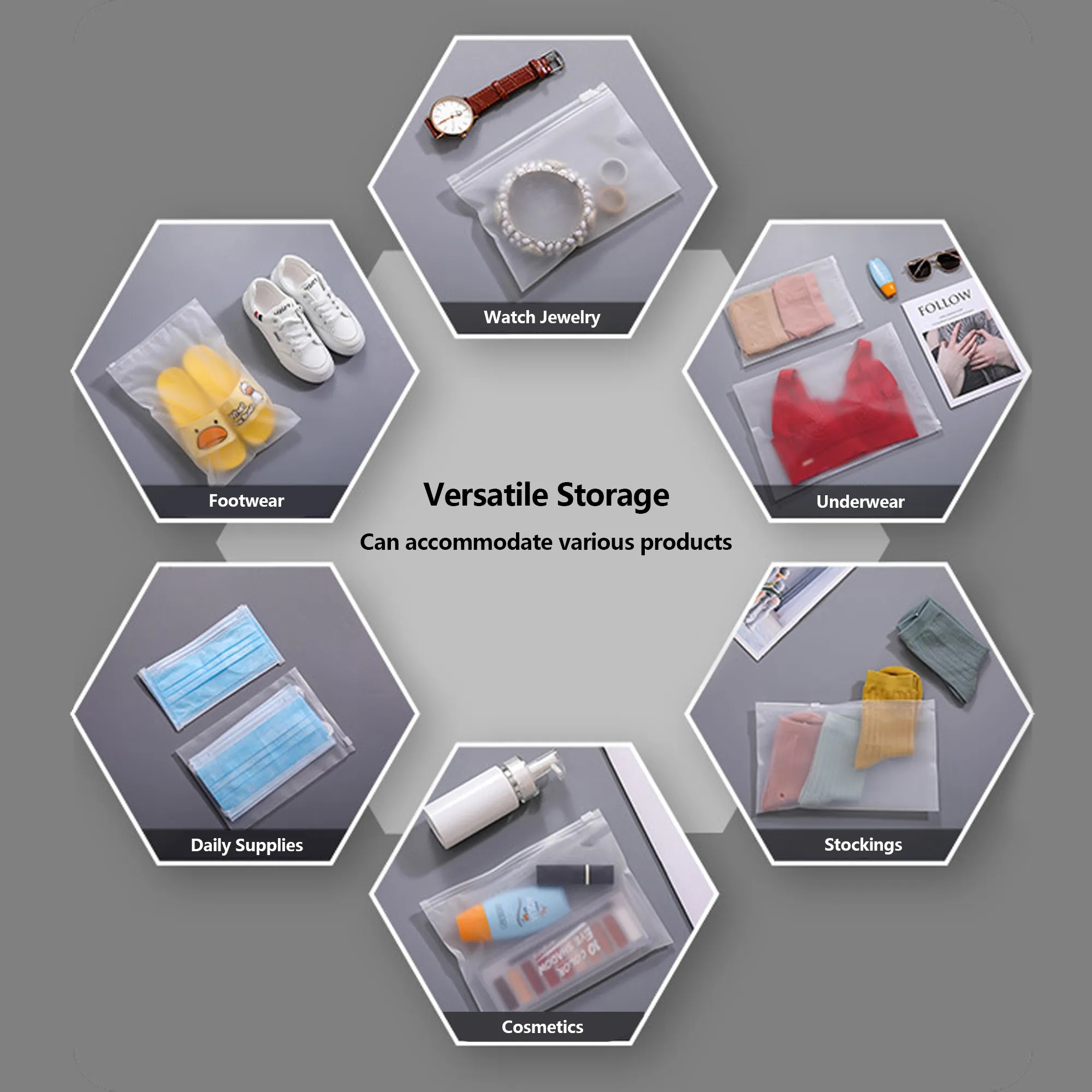 Resealable Plastic Zipper Bags 3
