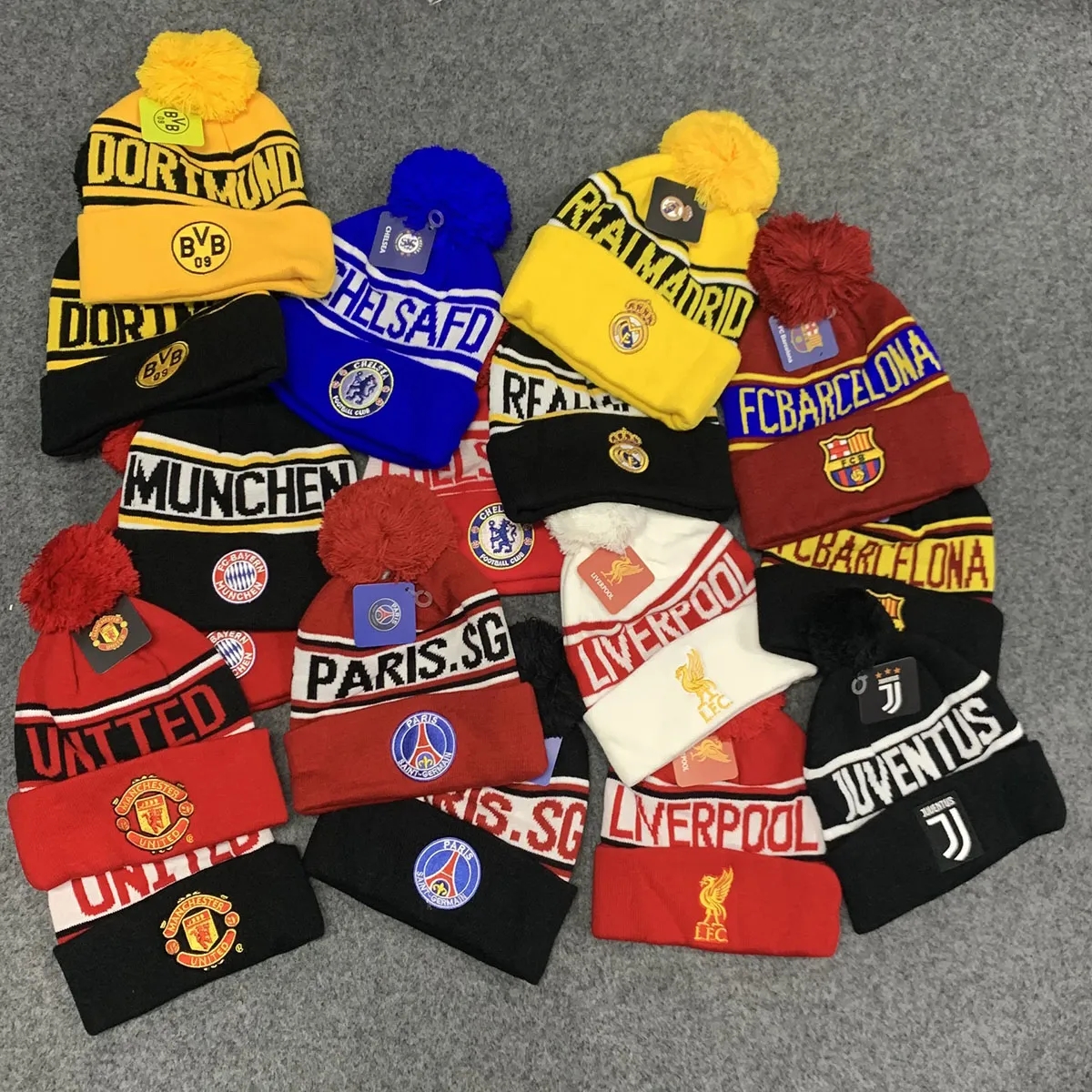 Customizable Branded Crochet Knitted Ski Bobble Ball Hat 3