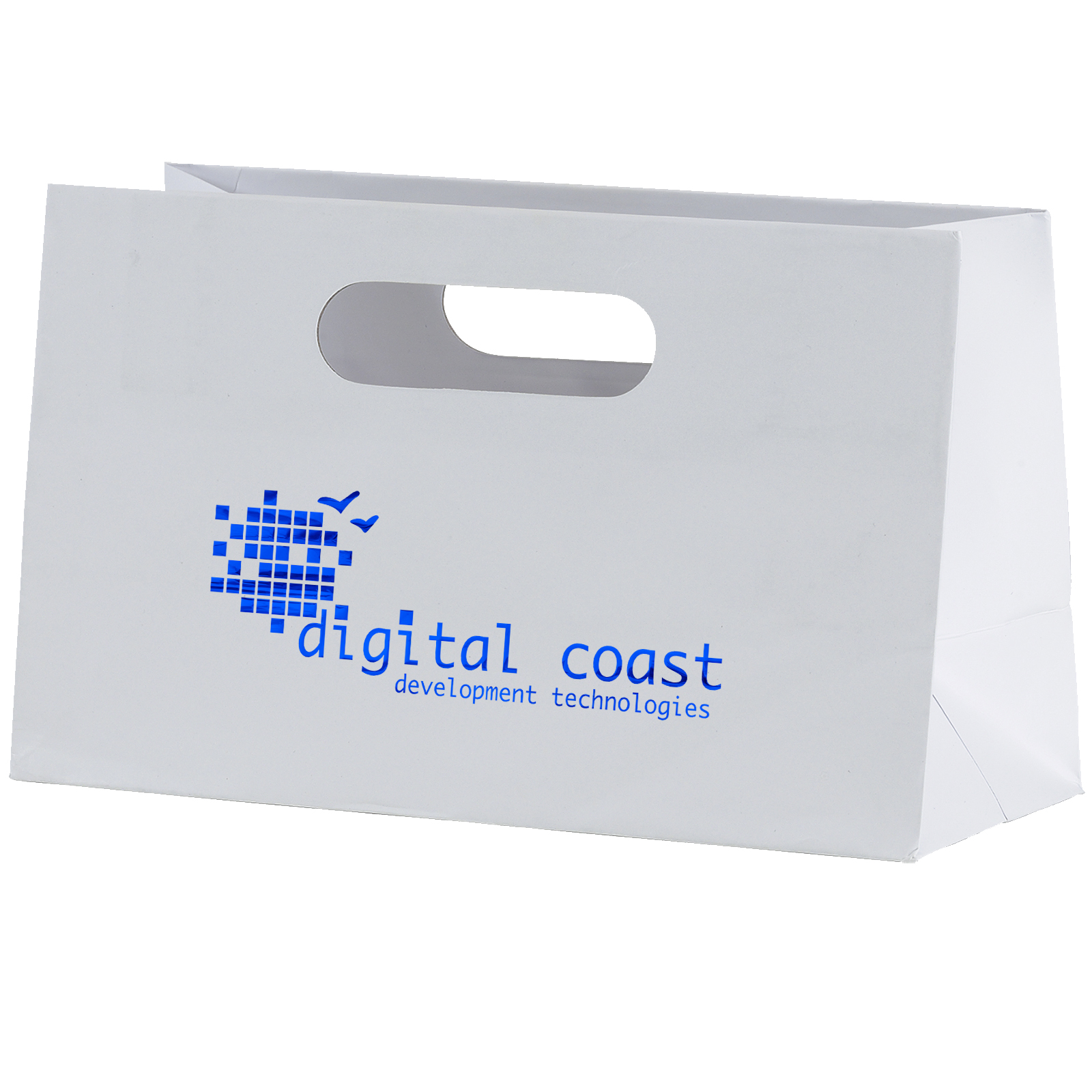 Mia™ - Boutique Die Cut Handle Tote - Foil Print 5