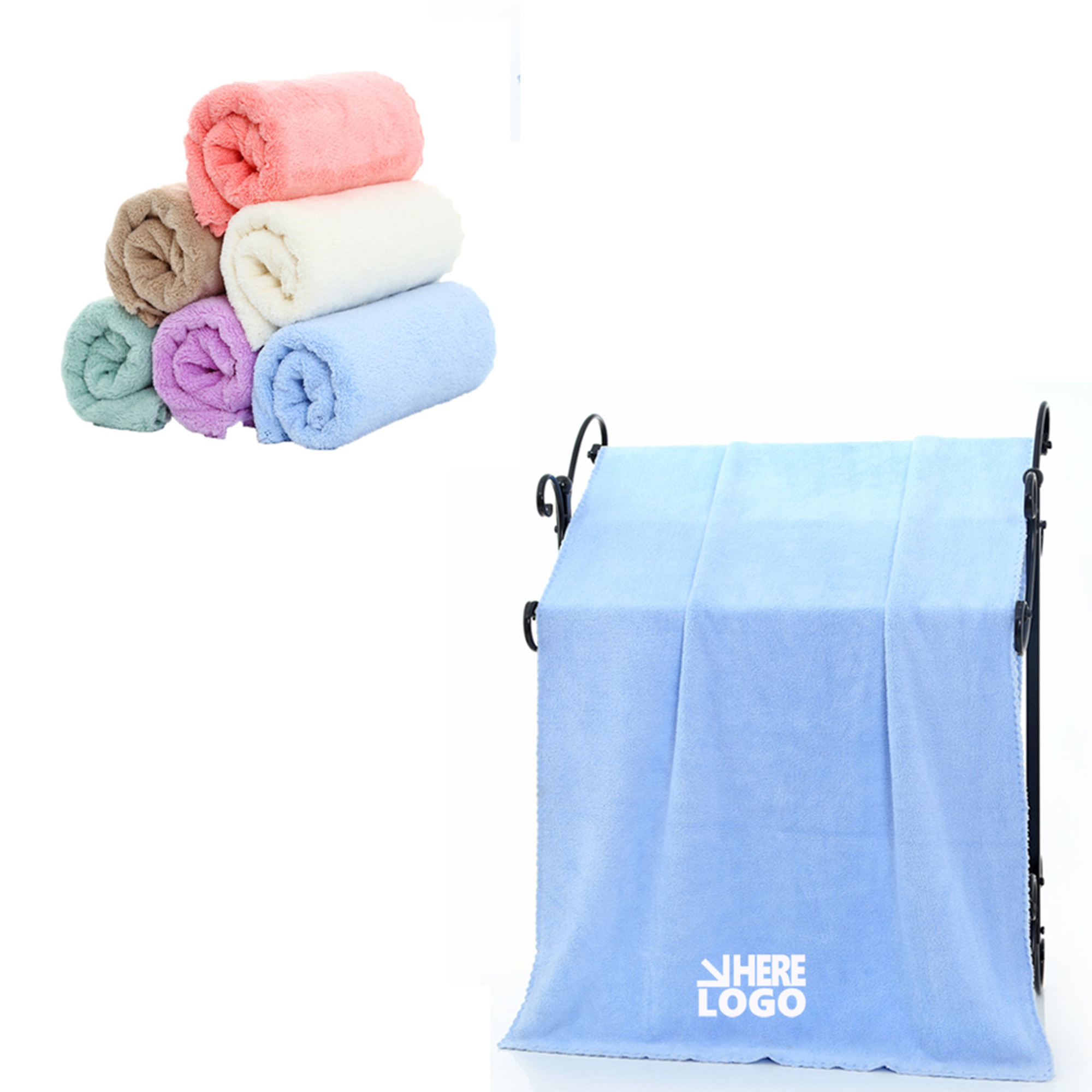 Bath Towel Made Of Coral Fleece 1