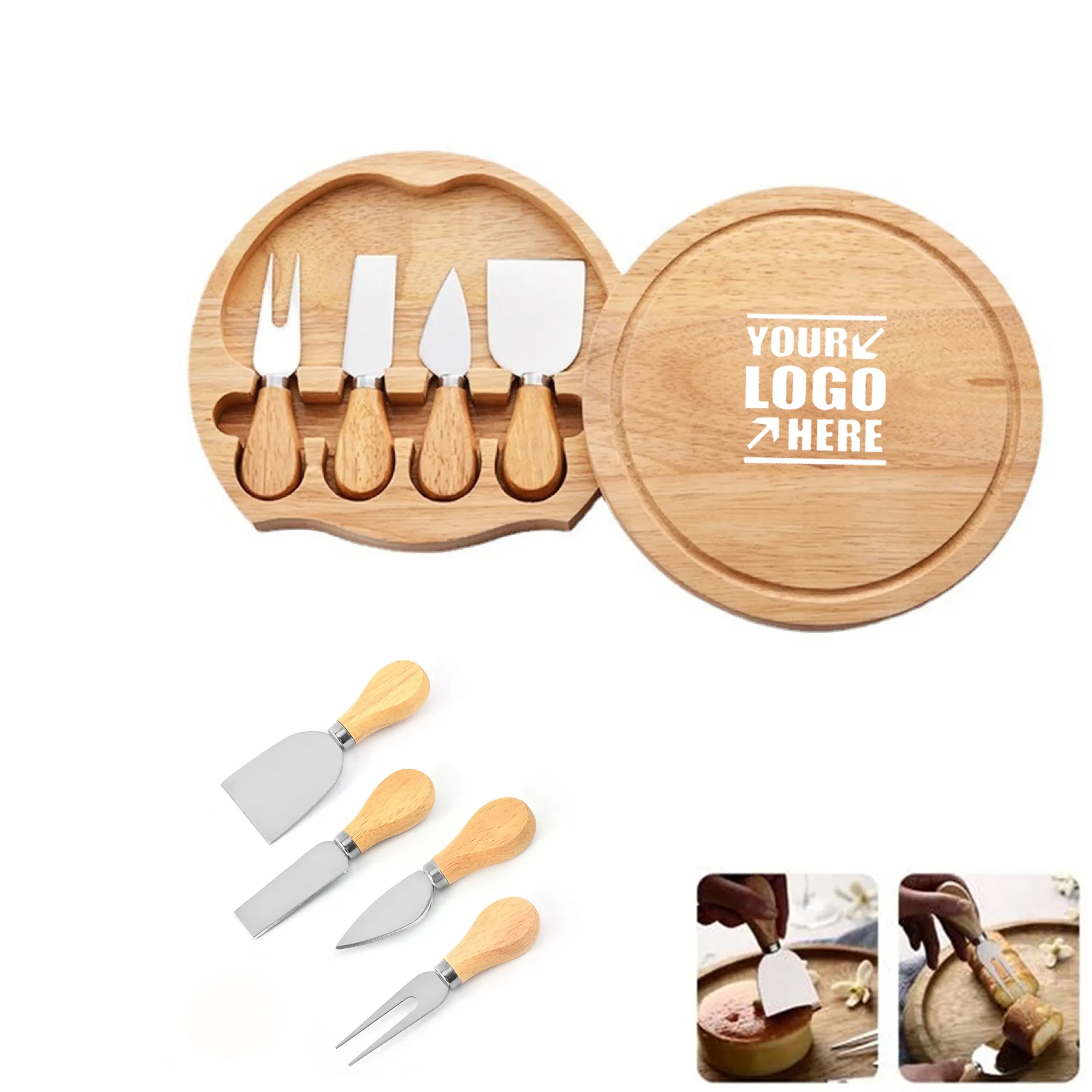4-piece Cheese Knives Tool Set 3
