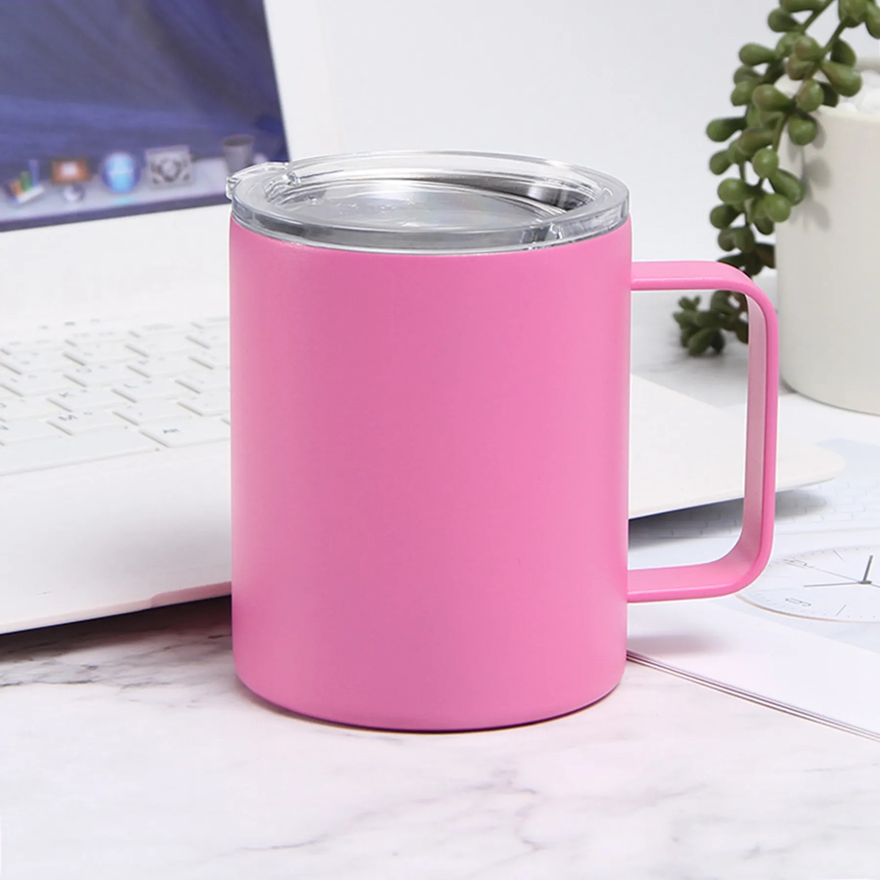 12 Oz. Double Wall Stainless Steel Vacuum Coffee Mug 7