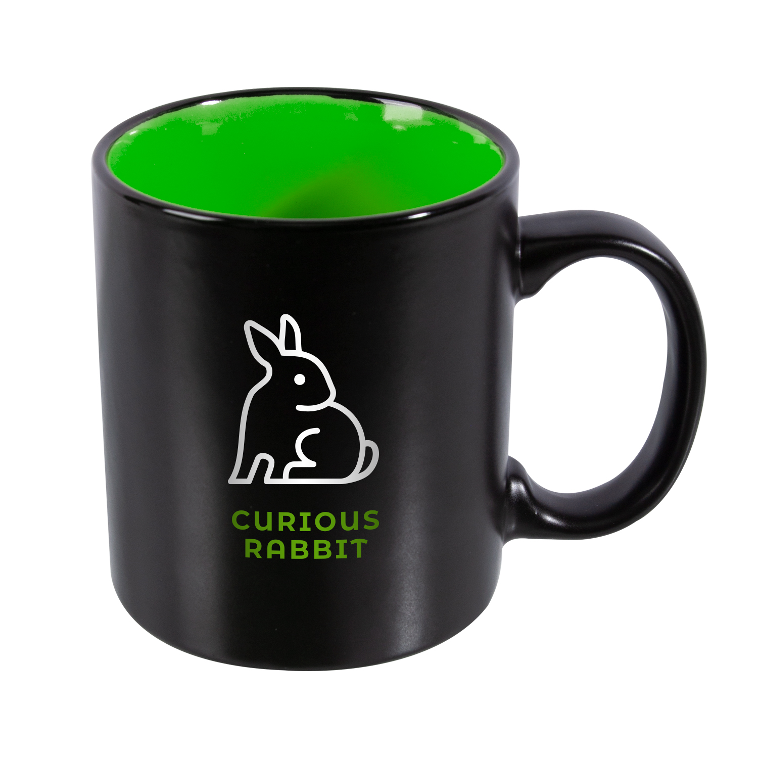 11 oz. Matte Inner Chroma Mug (2 Color Imprint) 9