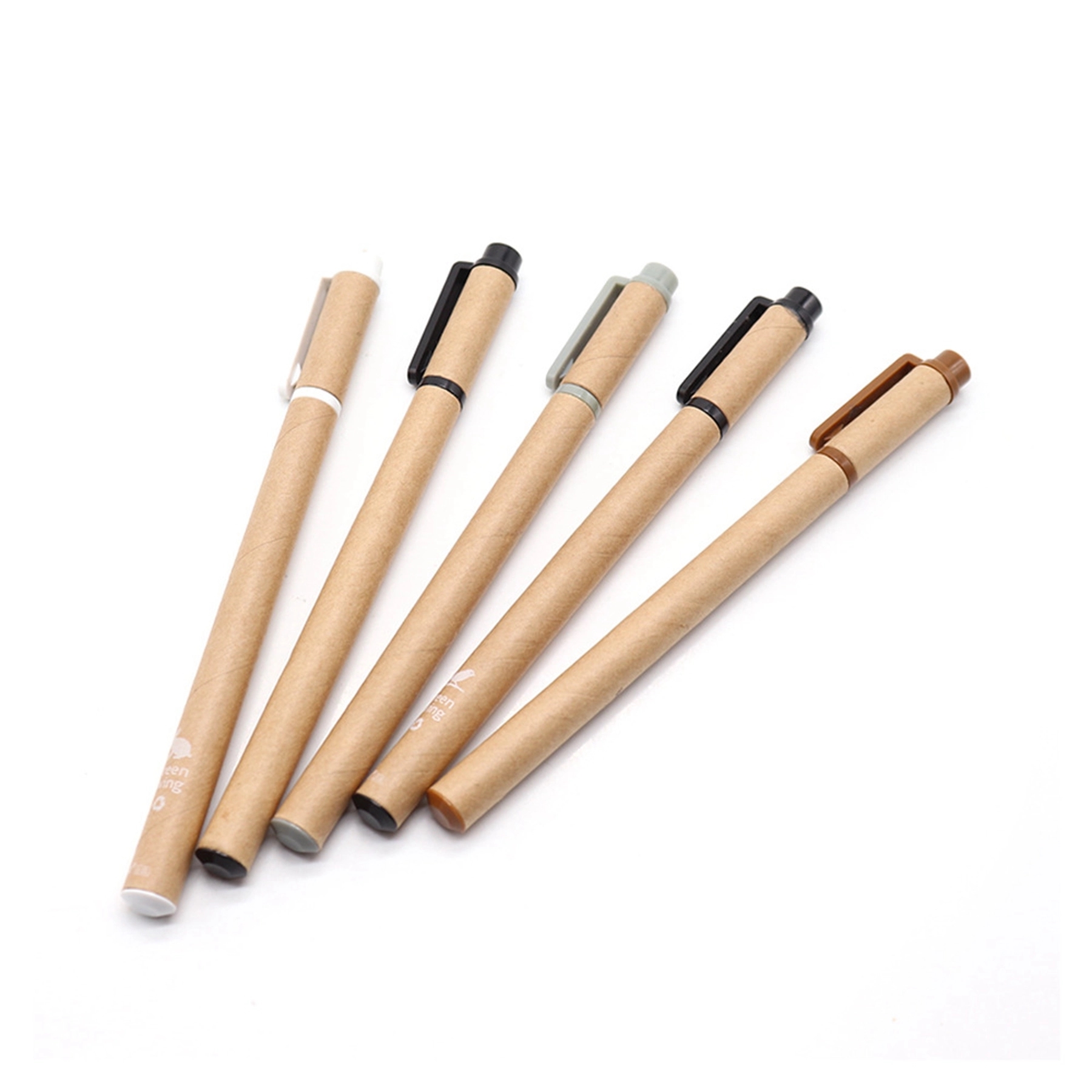 Eco-friendly Kraft Paper Black Ink Ballpoint Pen 3