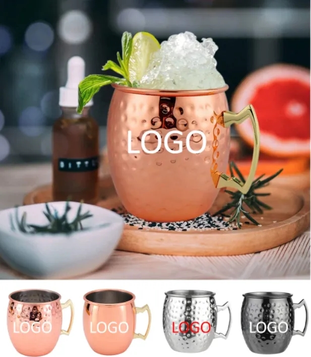 Single Moscow Mule Copper Mug - 100% Pure with Steel Lining 2