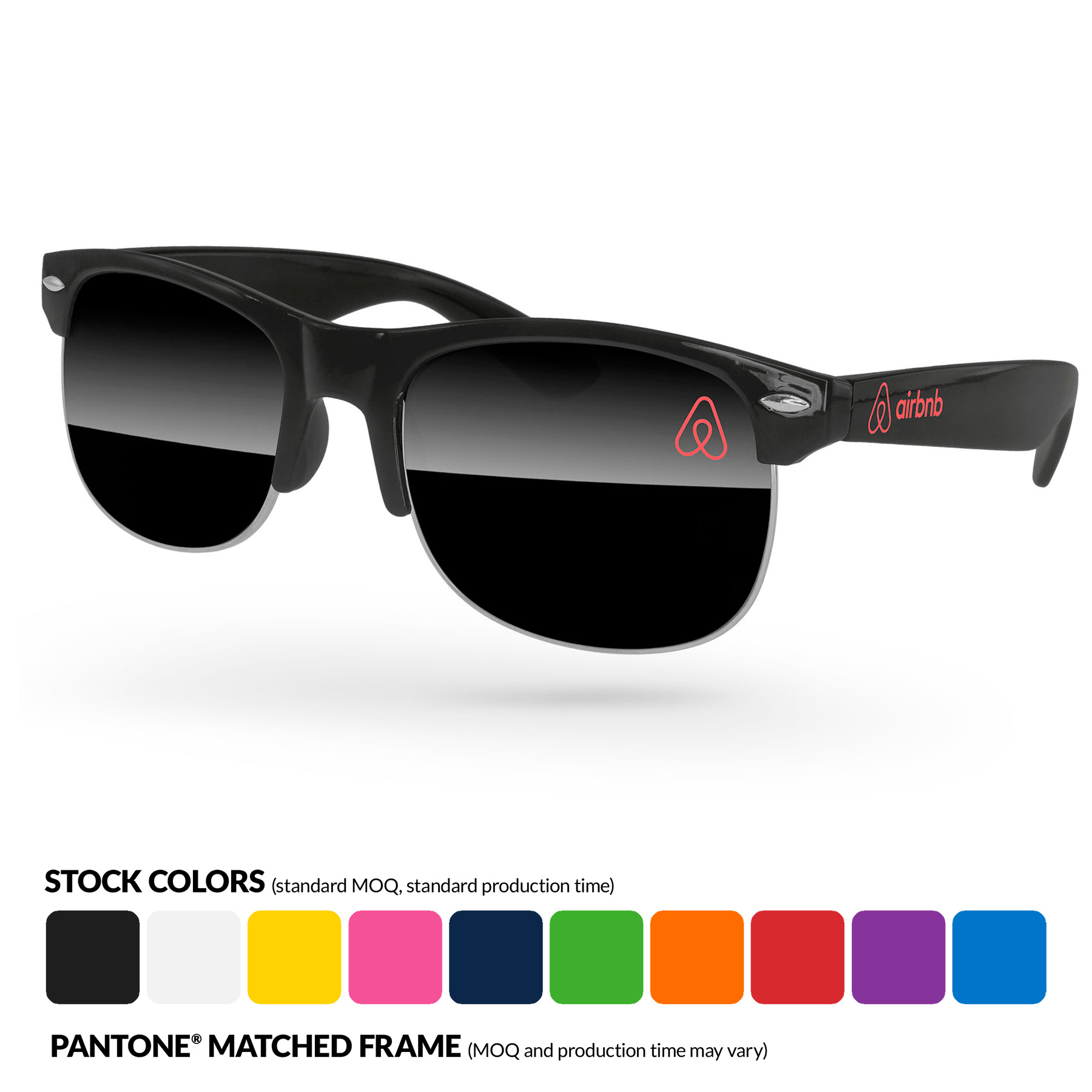 Club Sport Promotional Sunglasses w/ Temple Imprint 13
