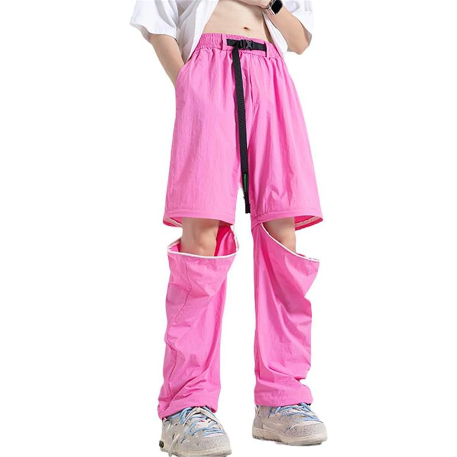 Y2K Baggy Parachute Low Waist Layered Ruched Pants 7