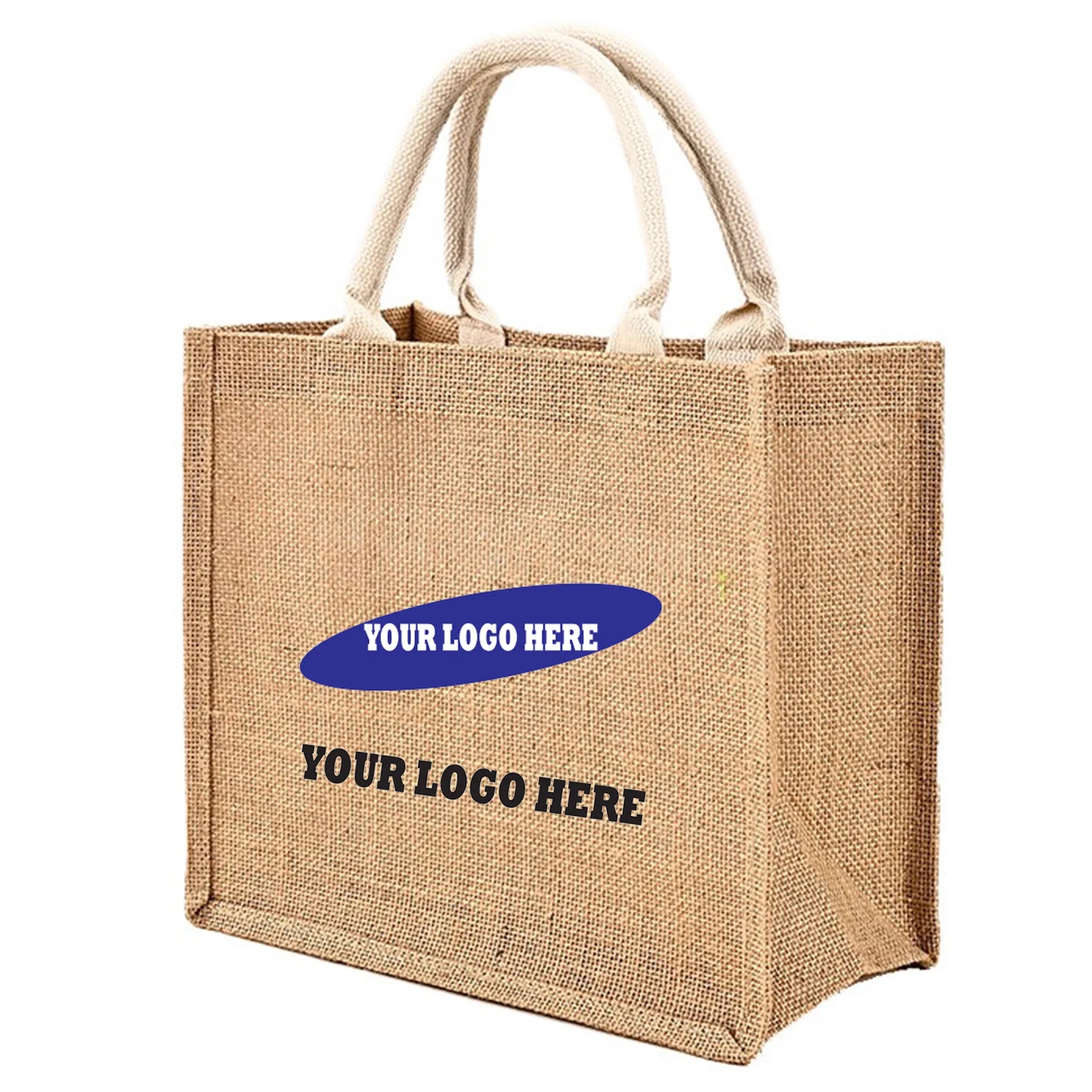 Reusable Jute Burlap Tote Bag 3