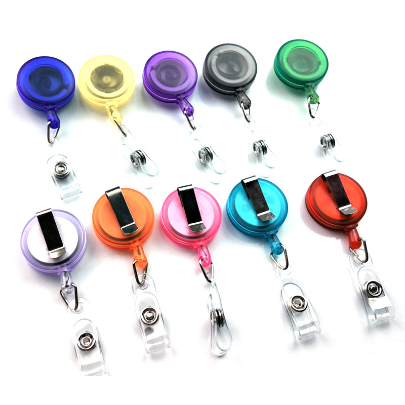 Retractable Badge Reel with Metal Clip 7