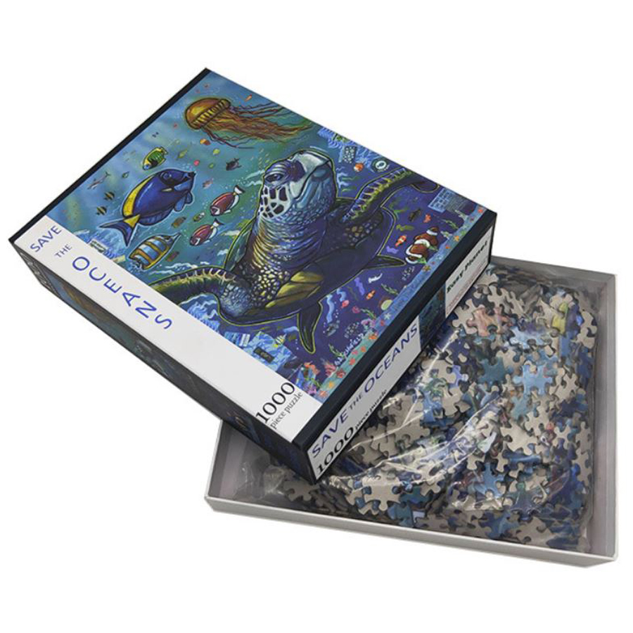 Mosaic Custom 1000-Piece Jigsaw Puzzle – 28.94" x 20.08", Any Design, Low Minimum 8