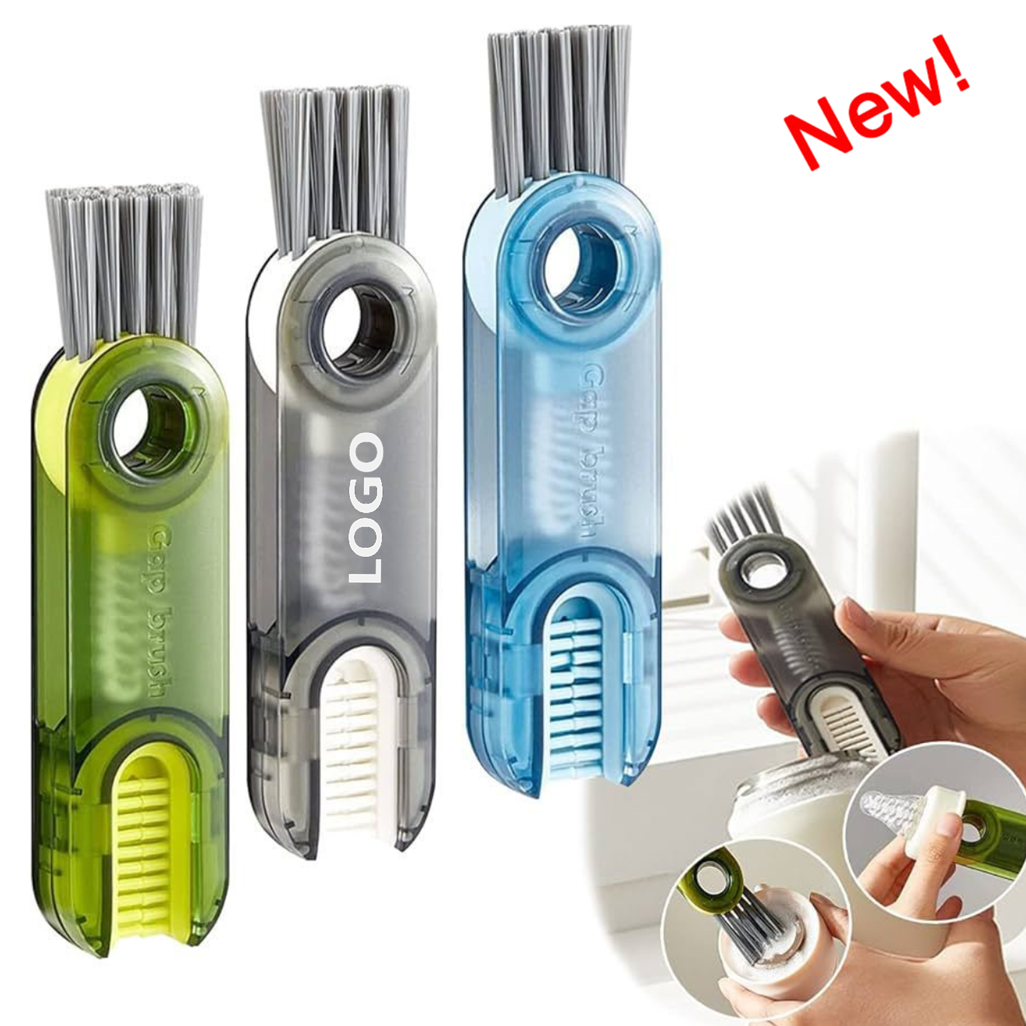 Multifunctional Cup Lid Cleaning Brush 2