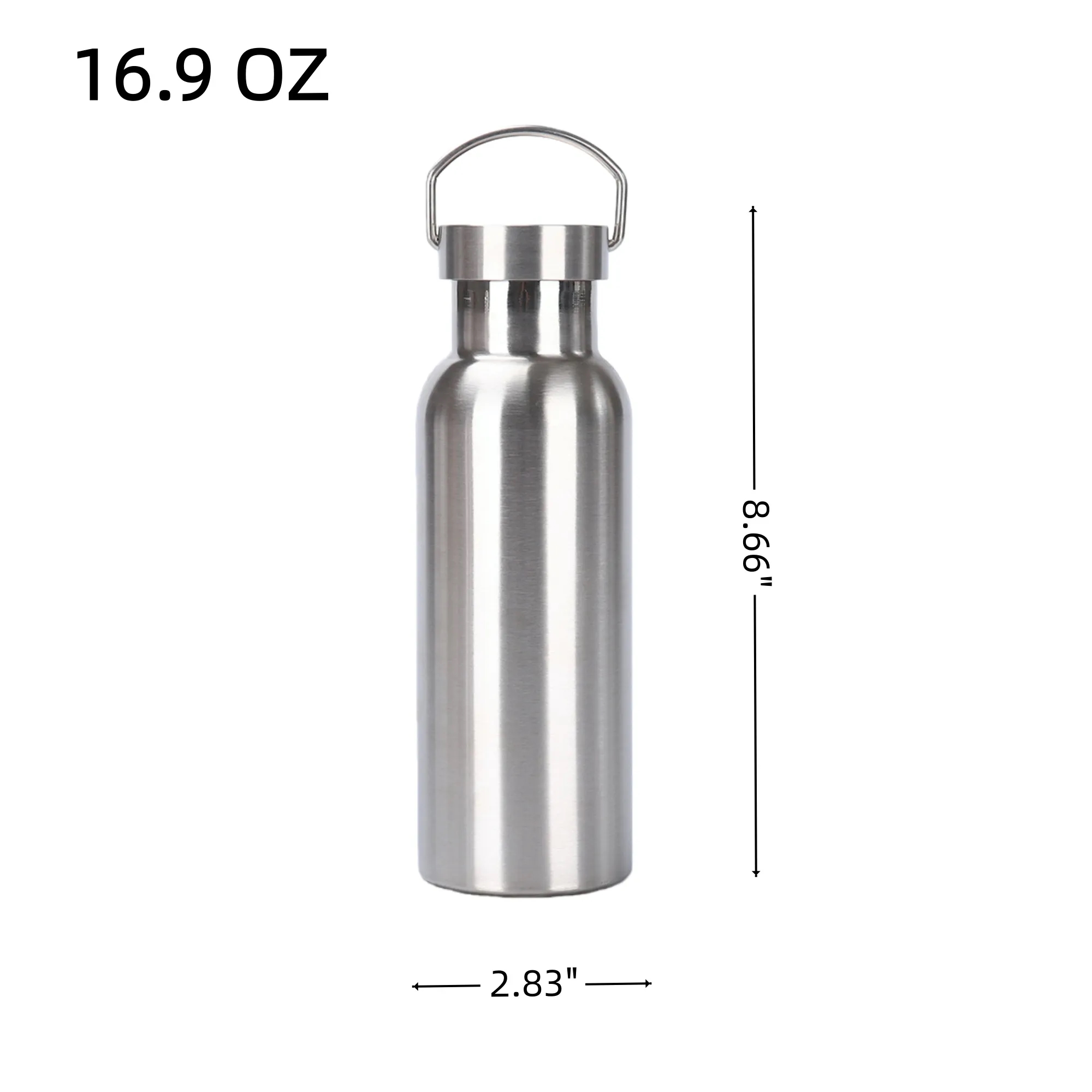 16 OZ Stainless Steel Sports Insulated Bottle For Outdoor 3