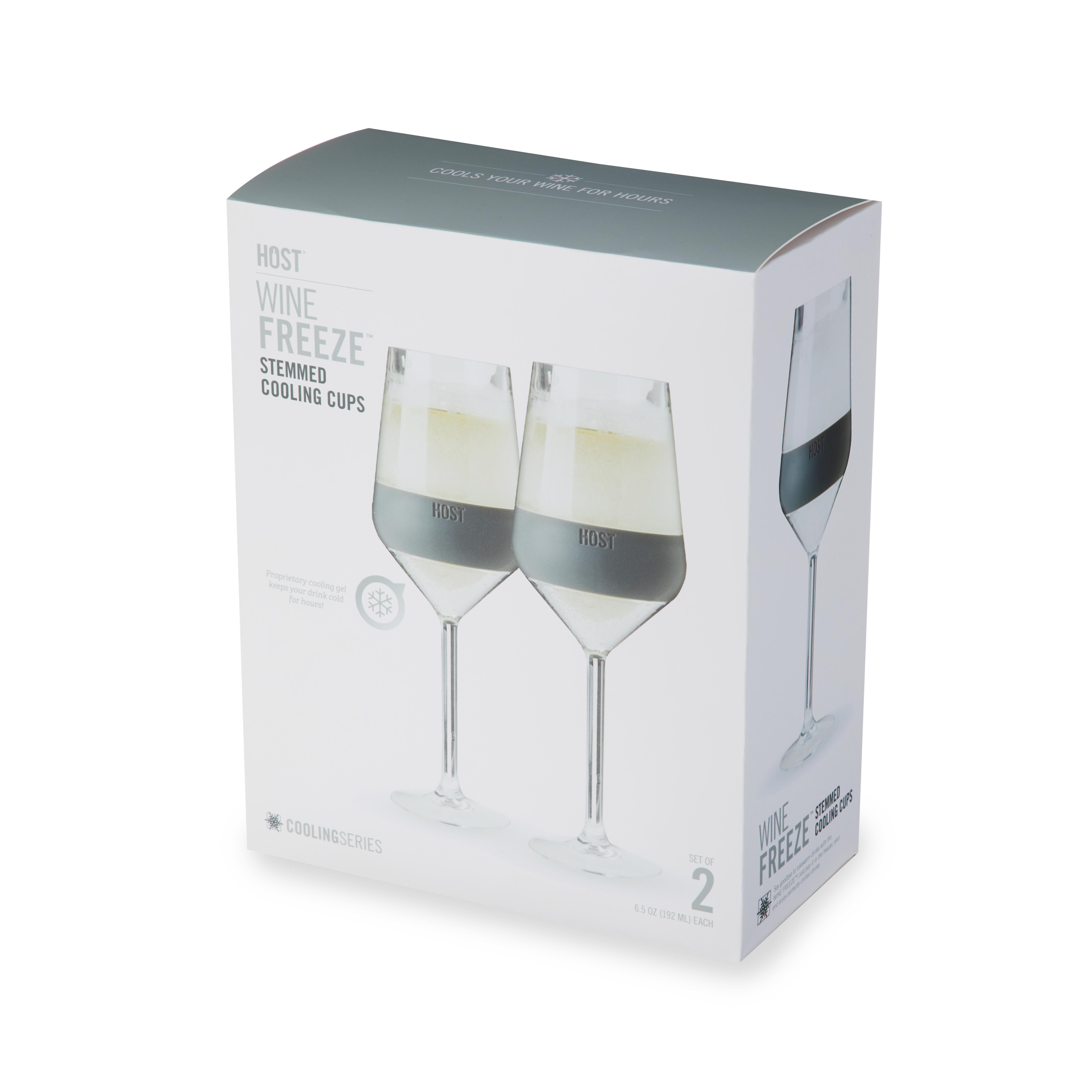 HOST® Stemmed Wine FREEZE™ Tumbler, set of 2 1