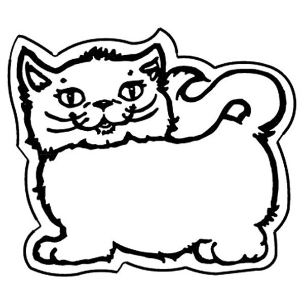 Magnet - Standing Cat - Full Color, custom magnet with logo imprint 2