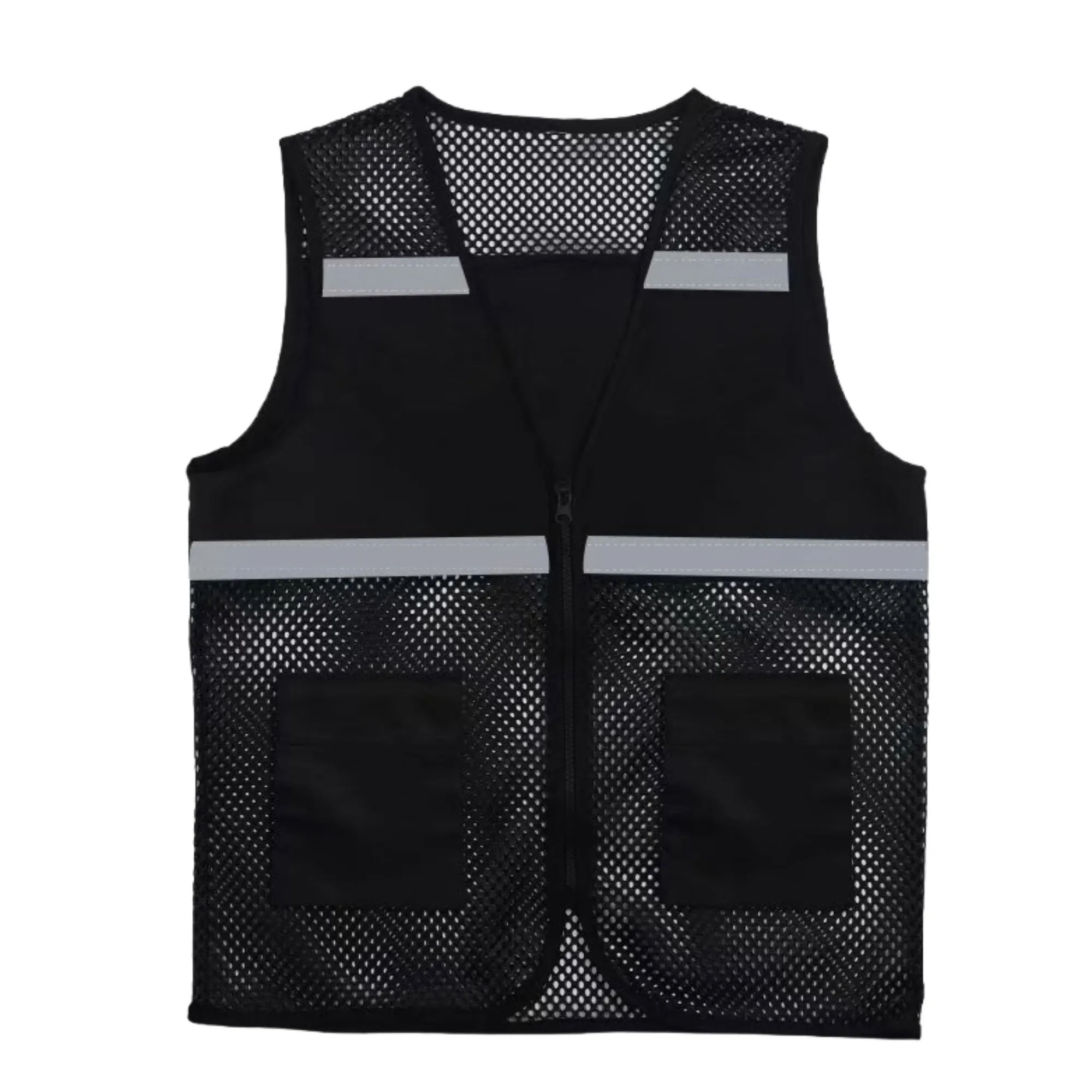 Unisex Reflective Safety Vest Volunteer Work Event Clothes 4