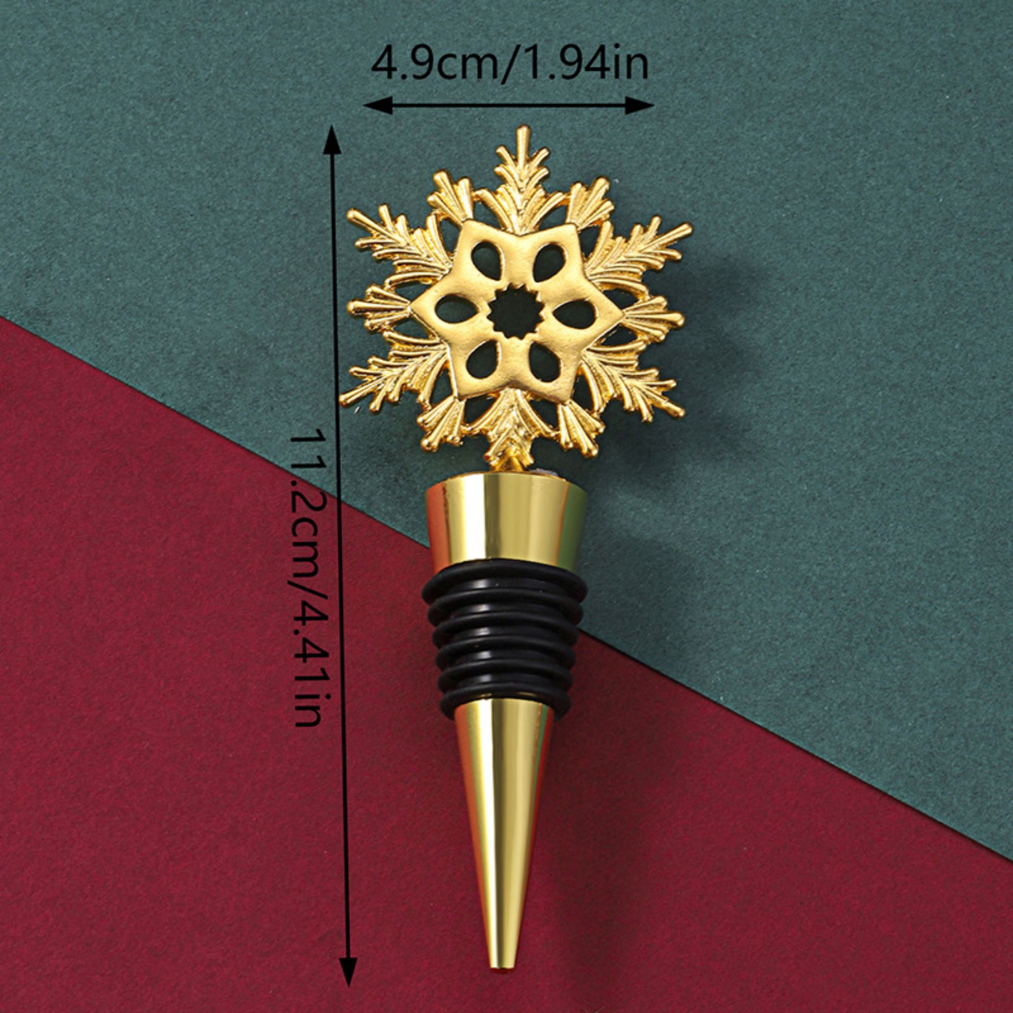 Christmas Snowflake Wine Stopper 4