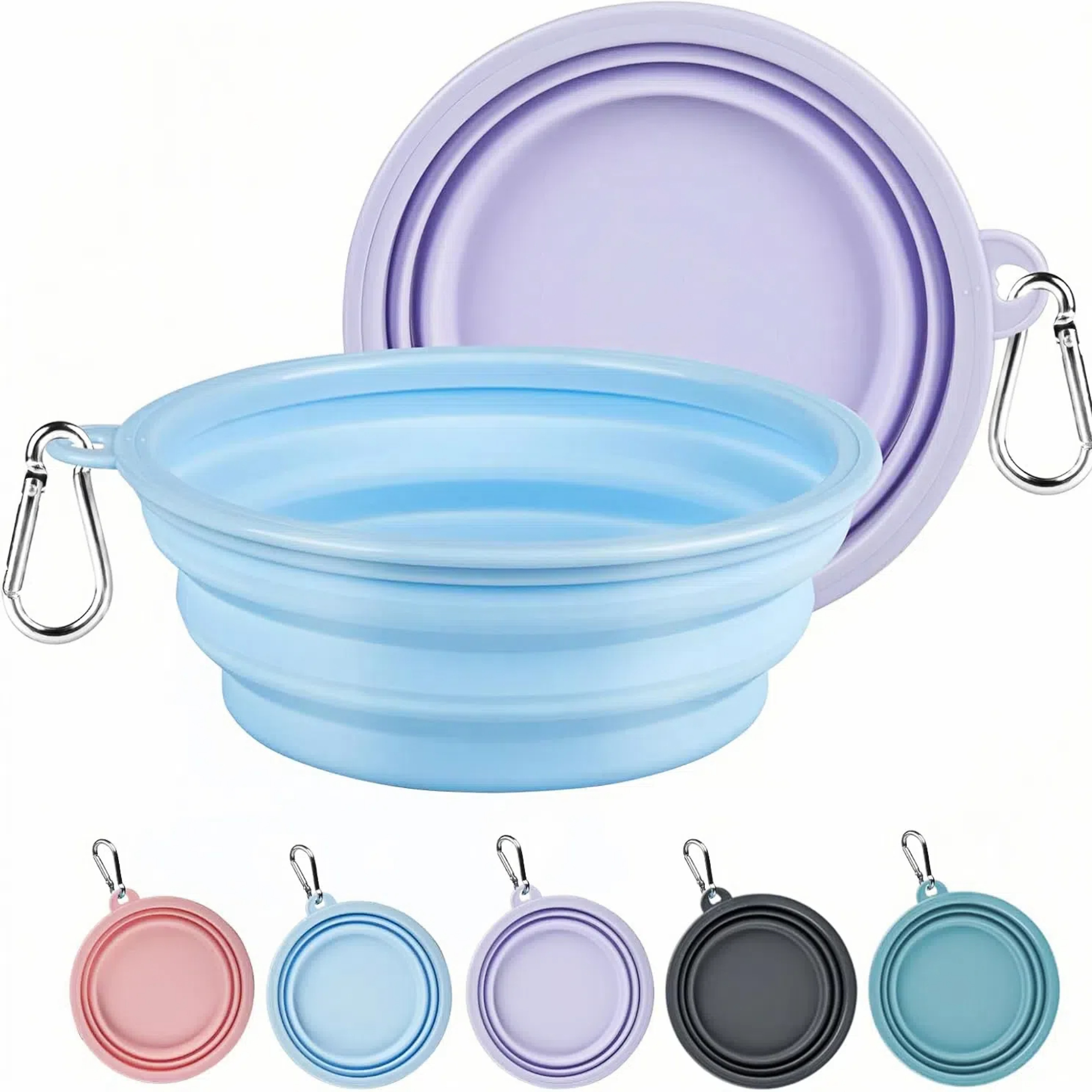 Portable 22oz Outdoor Folding Pet Bowl 2
