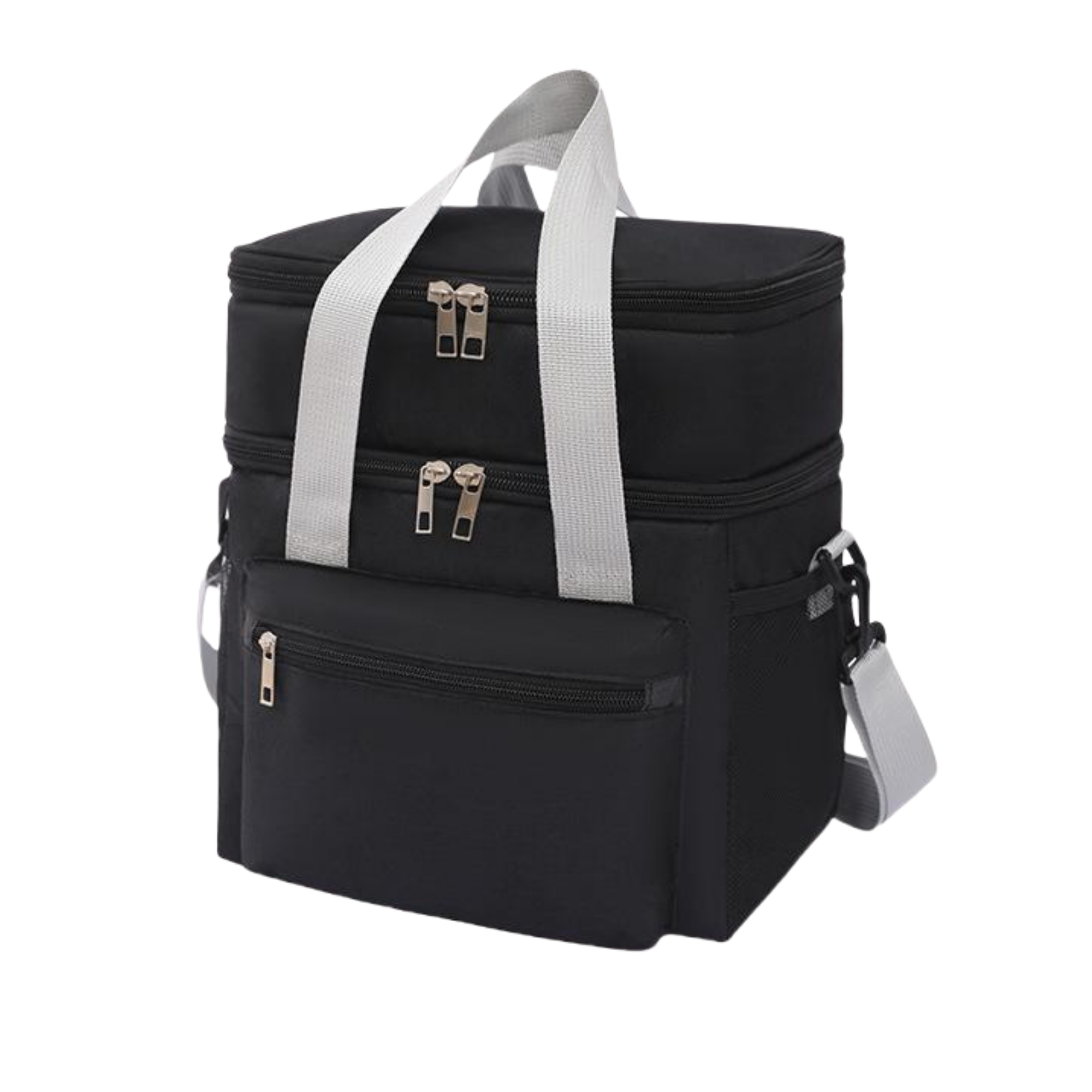 Double-Layer Insulated Tote/Crossbody Bag Large Capacity 3