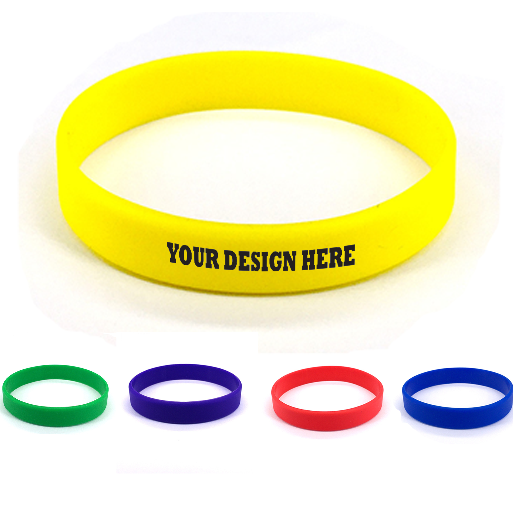 Vibrant Silicone Color Wristbands 4