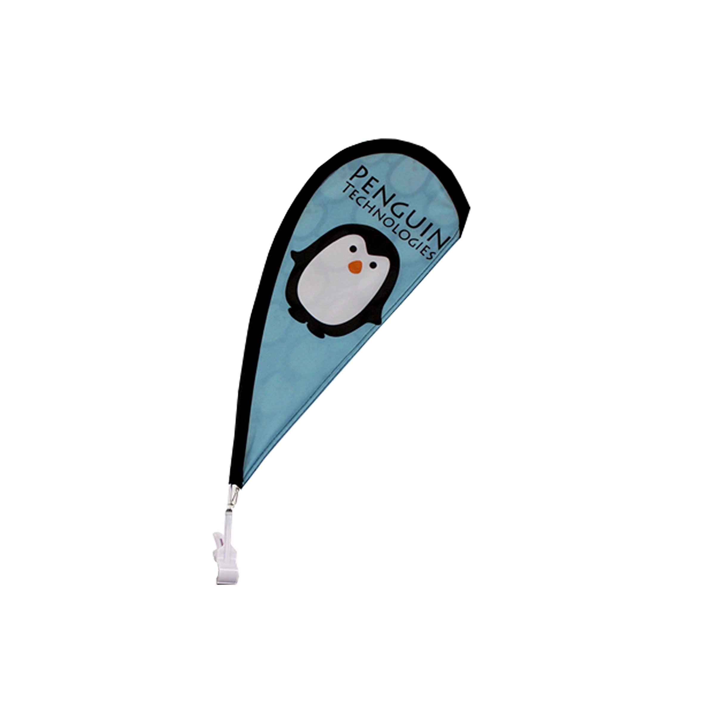 Digital Printed Mini Tear Drop Flag 23" x 9.5" 1