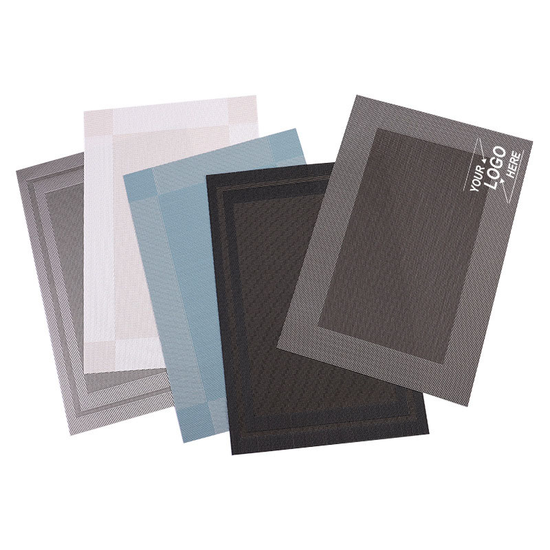 Waterproof PVC Polyester Dining Table Placemat 1
