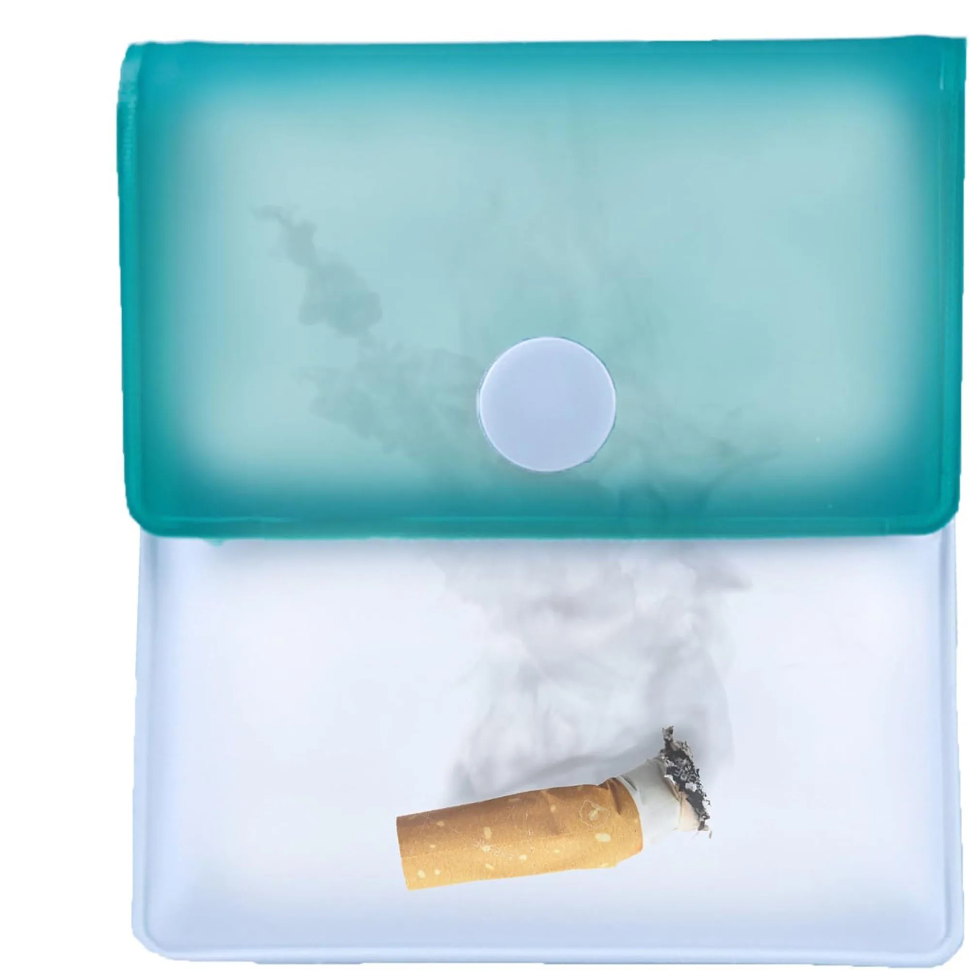 Fireproof PVC Portable Compact Pocket Ashtray Pouch 11