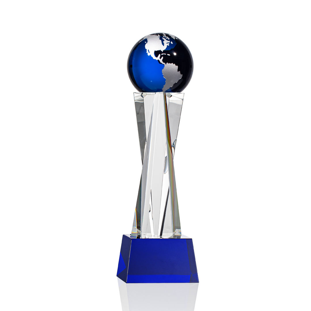 Havant Globe Award - Blue/Silver 3