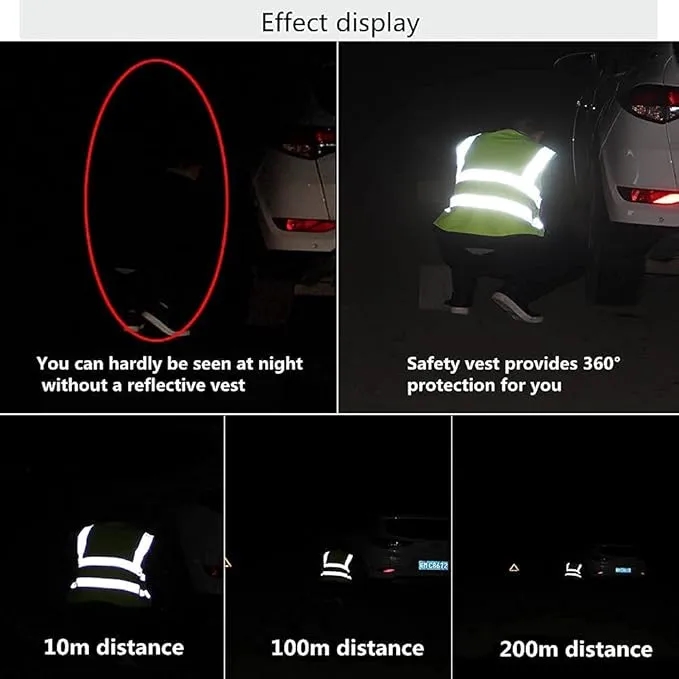 High Visibility Reflective Safety Security Vest 1