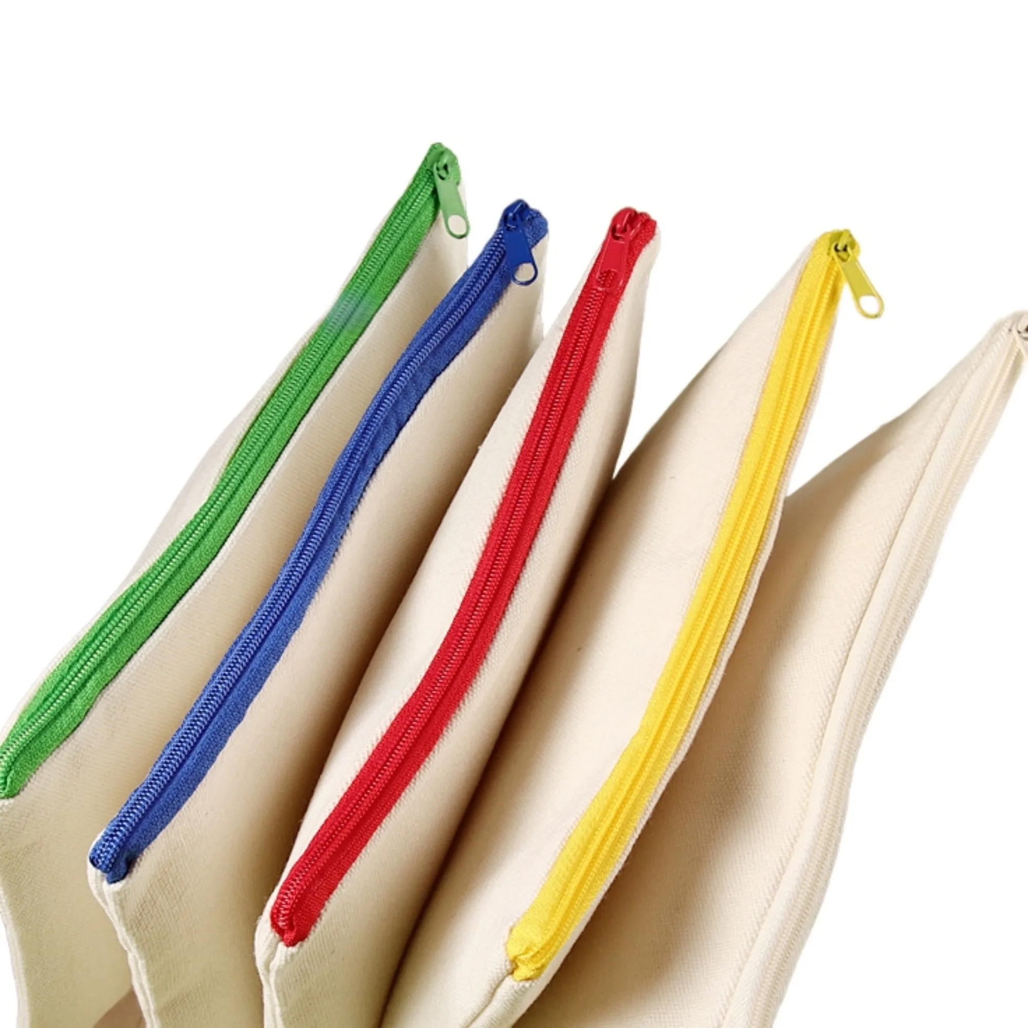 Durable Eco Canvas Pencil Pouch Pen Bags 5