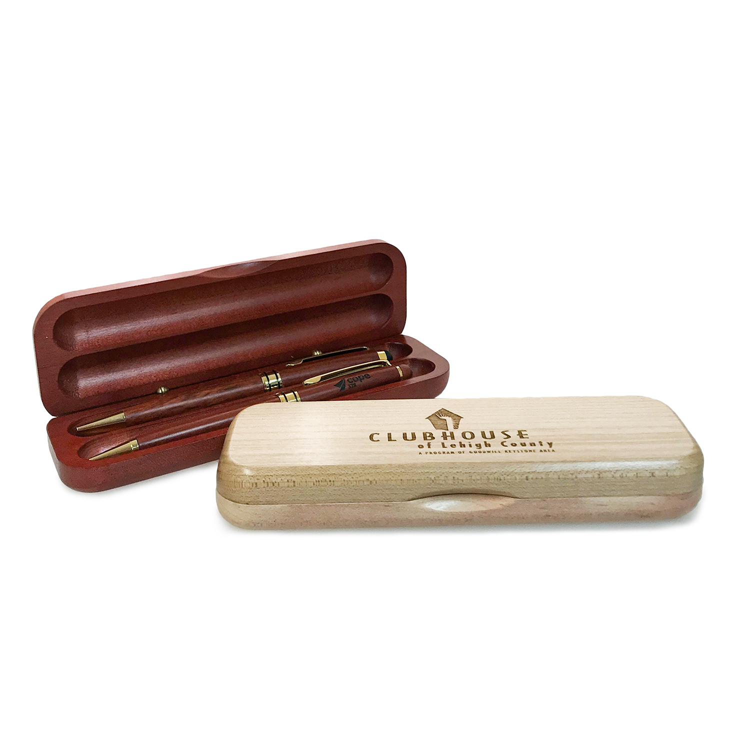 Wood Pen & Pencil Boxed Set, 6 3/4 x 2 1/4 x 1" 5