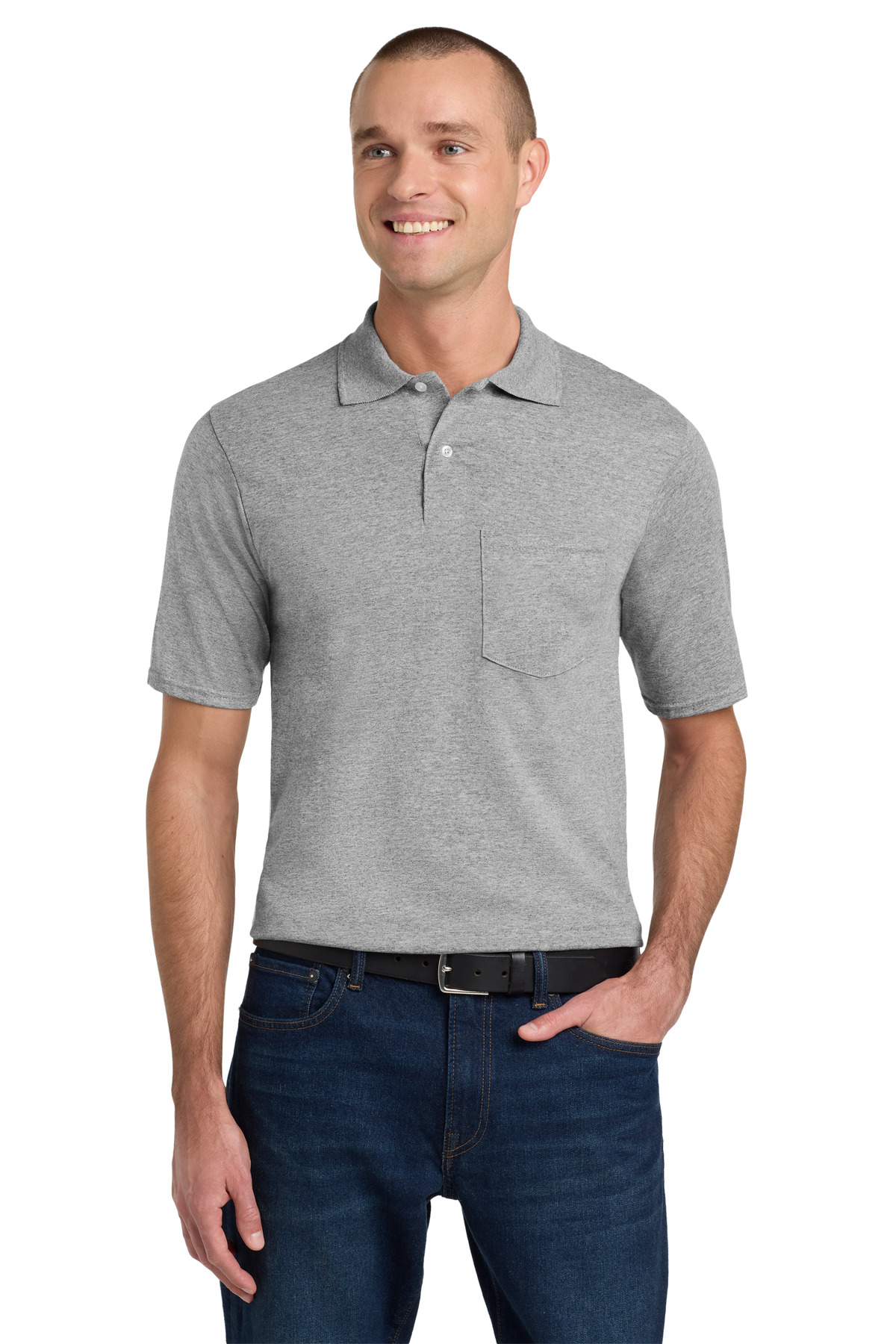 Jerzees Dri-Power Pocket Sport Shirt. 436MP 33