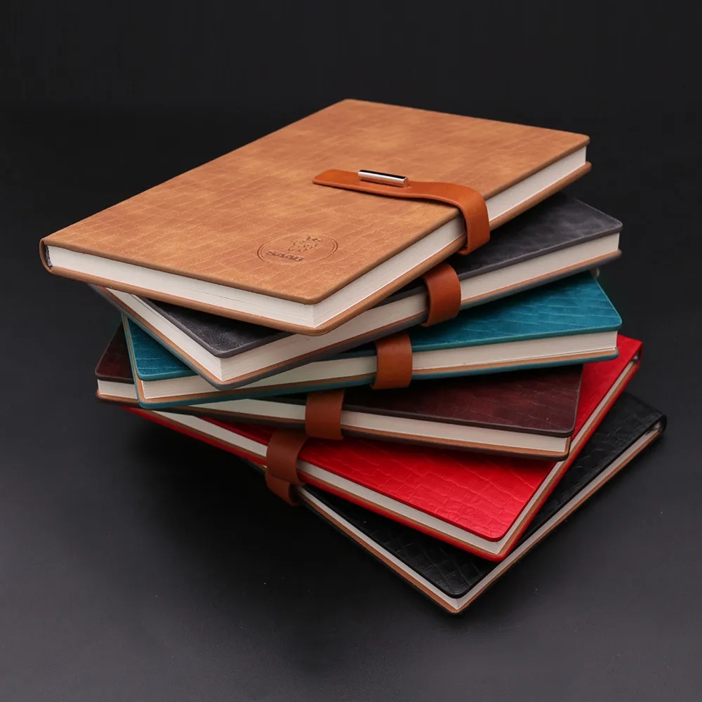 Leather Cover A5 Notebook Gift Set 1