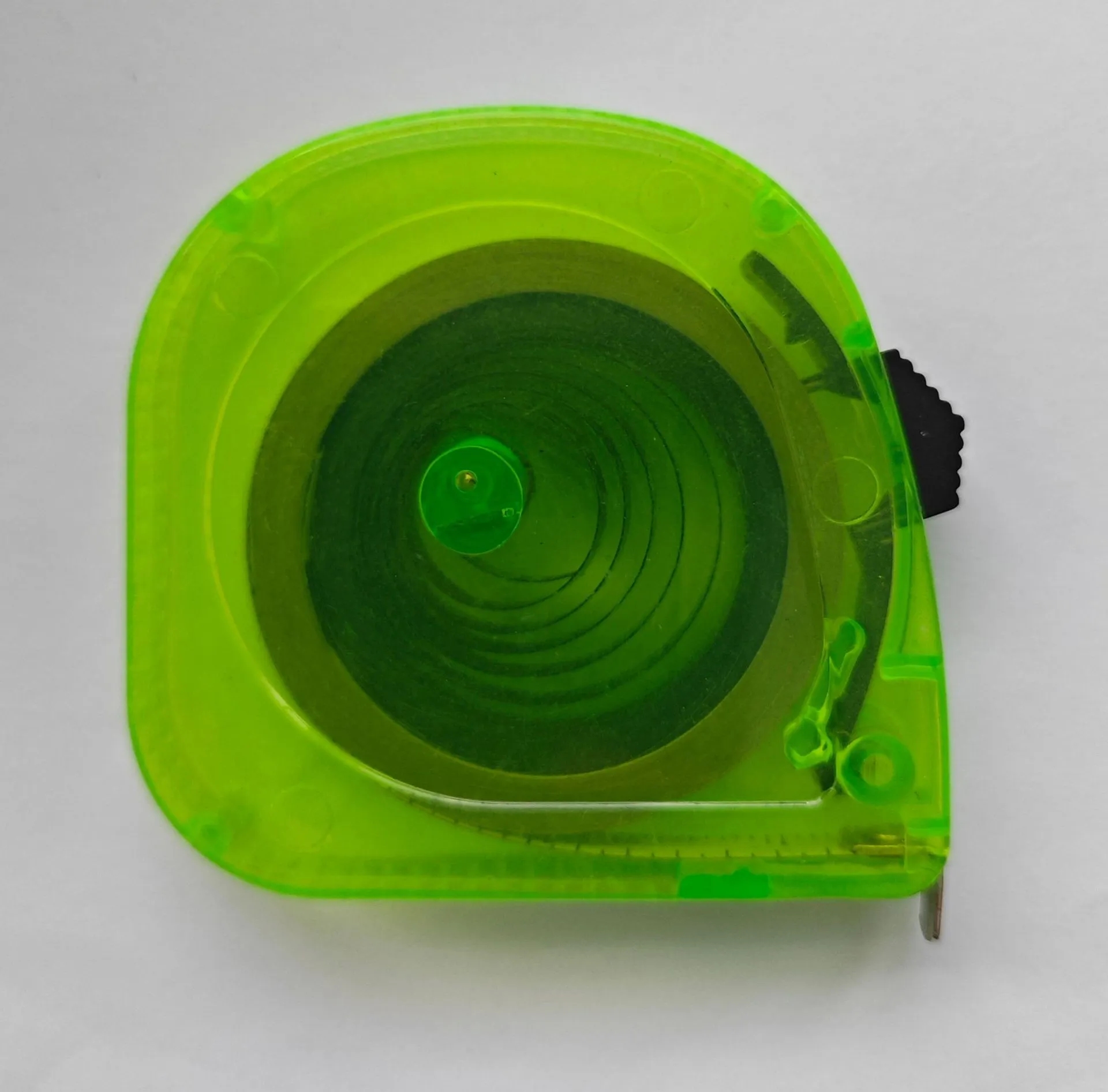 Mini Steel Tape Measure with Transparent Plastic Shell 3