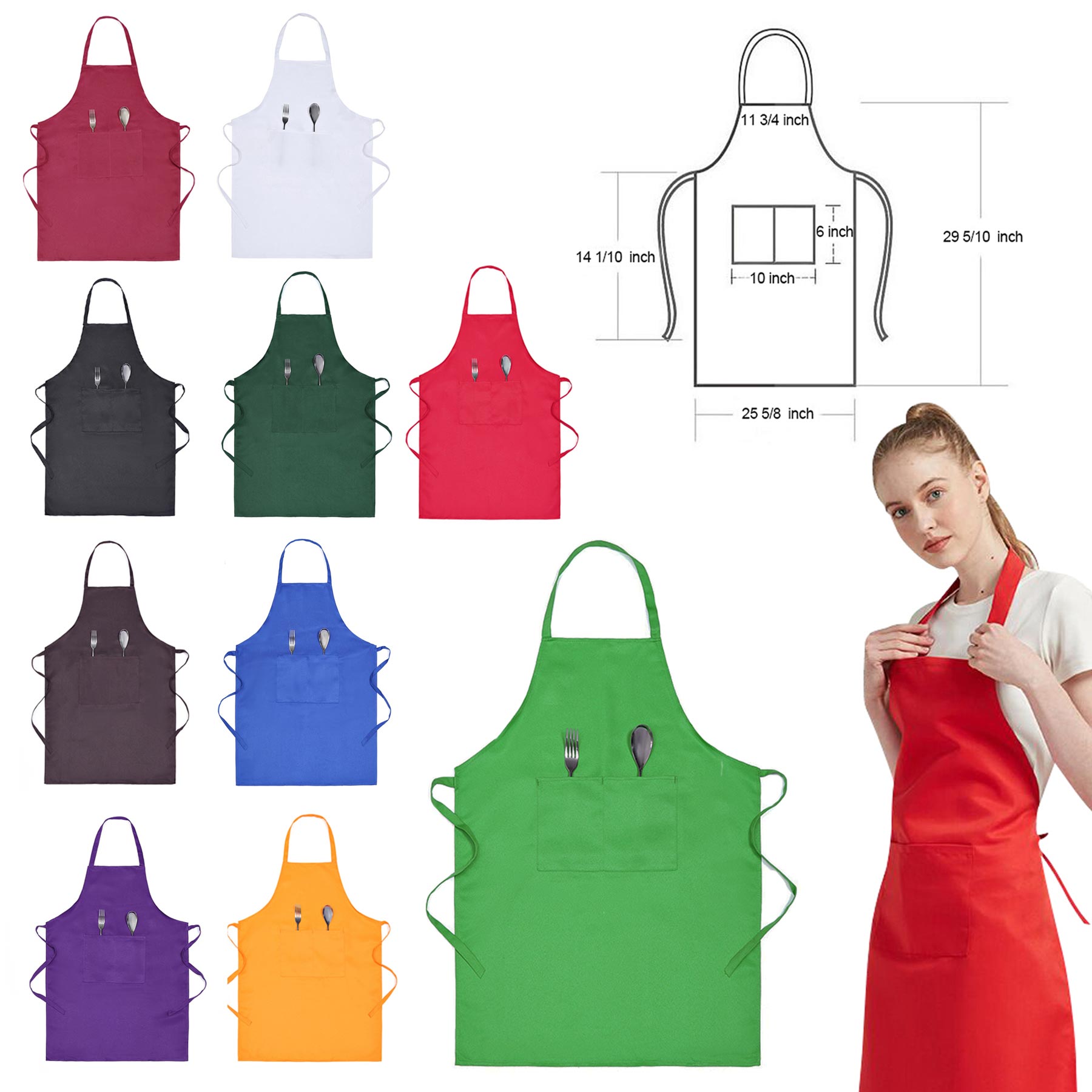 Polyester BBQ Apron 2