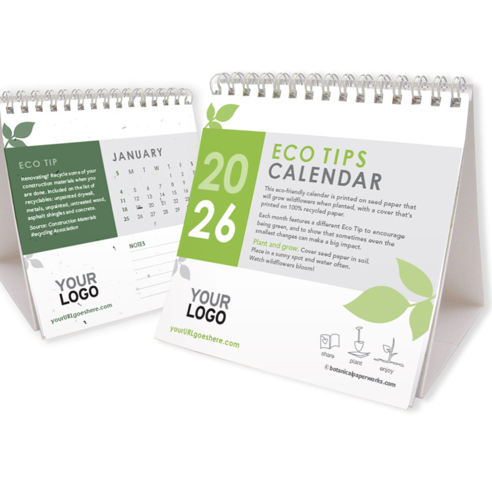 Eco Tips Plantable Seed Calendars 2