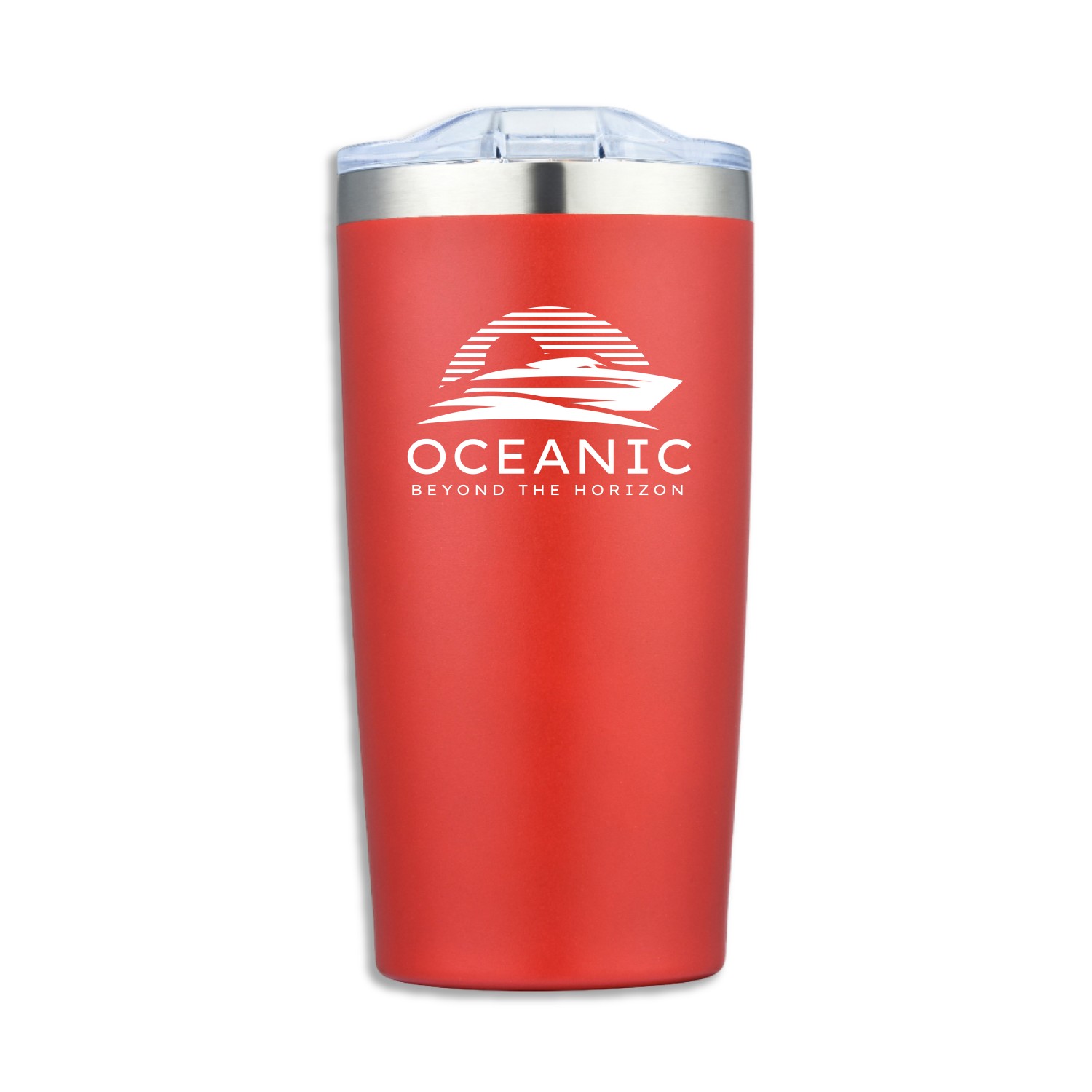 Frosted Sip-N-Go 20 oz Stainless Steel Tumbler 2