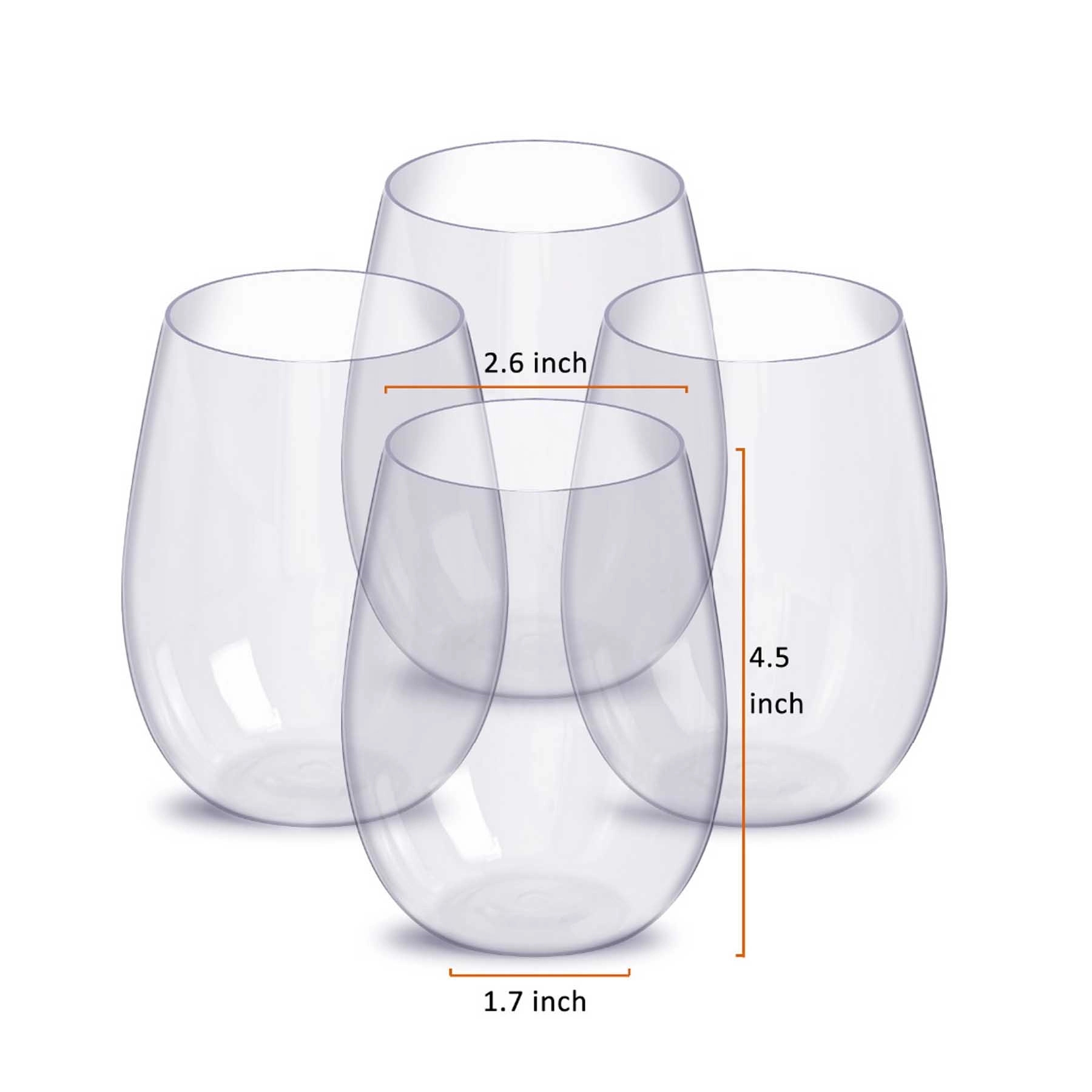 Stemless Wine Glass - 16 Oz. 4