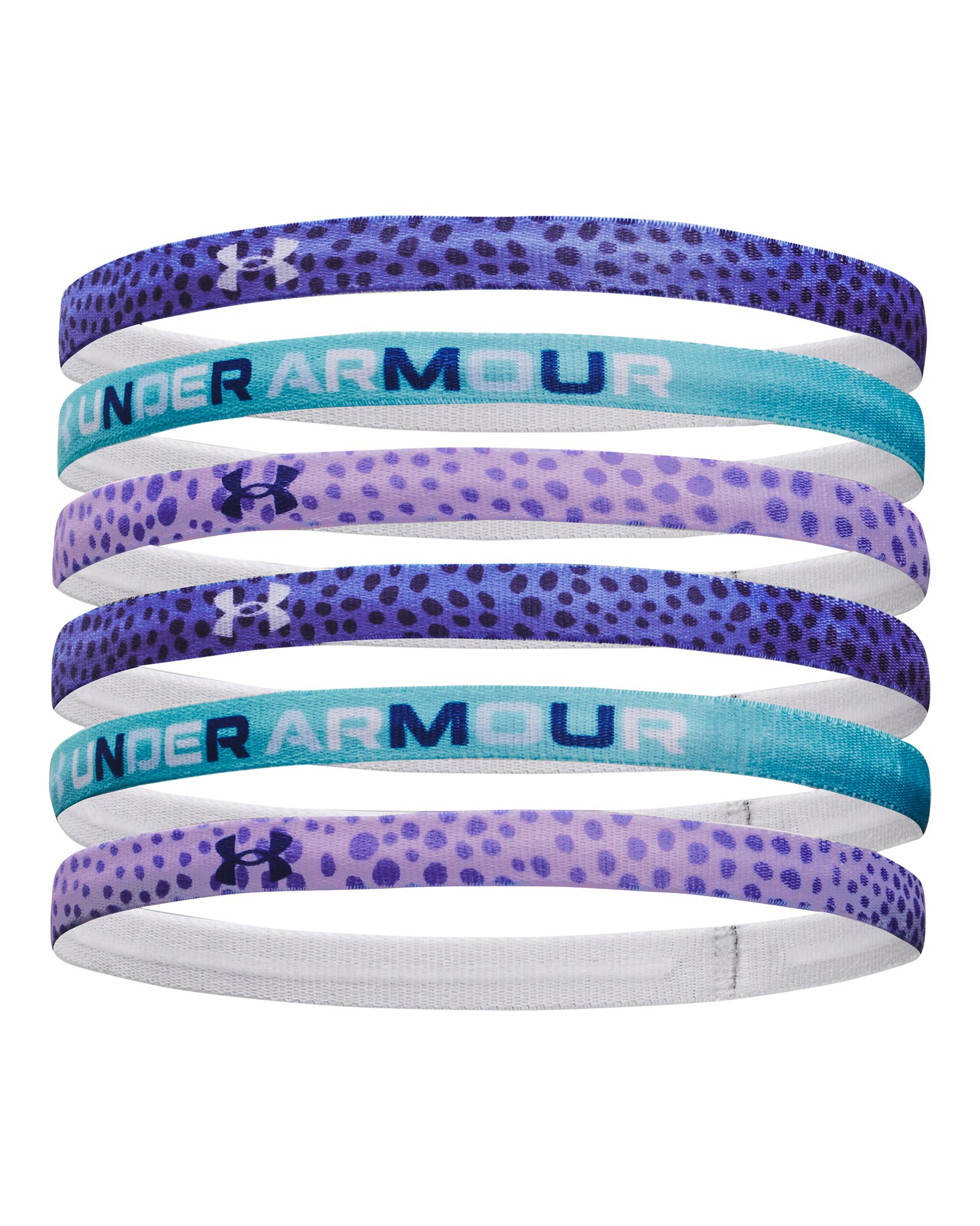 UA Graphic Girls' 6 Pack Headbands 10