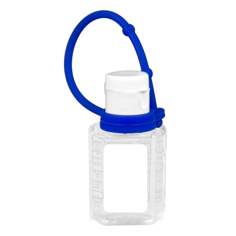 "SanPal Connect" 1.0 oz Compact Hand Sanitizer Antibacterial Gel in Flip-Top Squeeze Bottle with Col 9